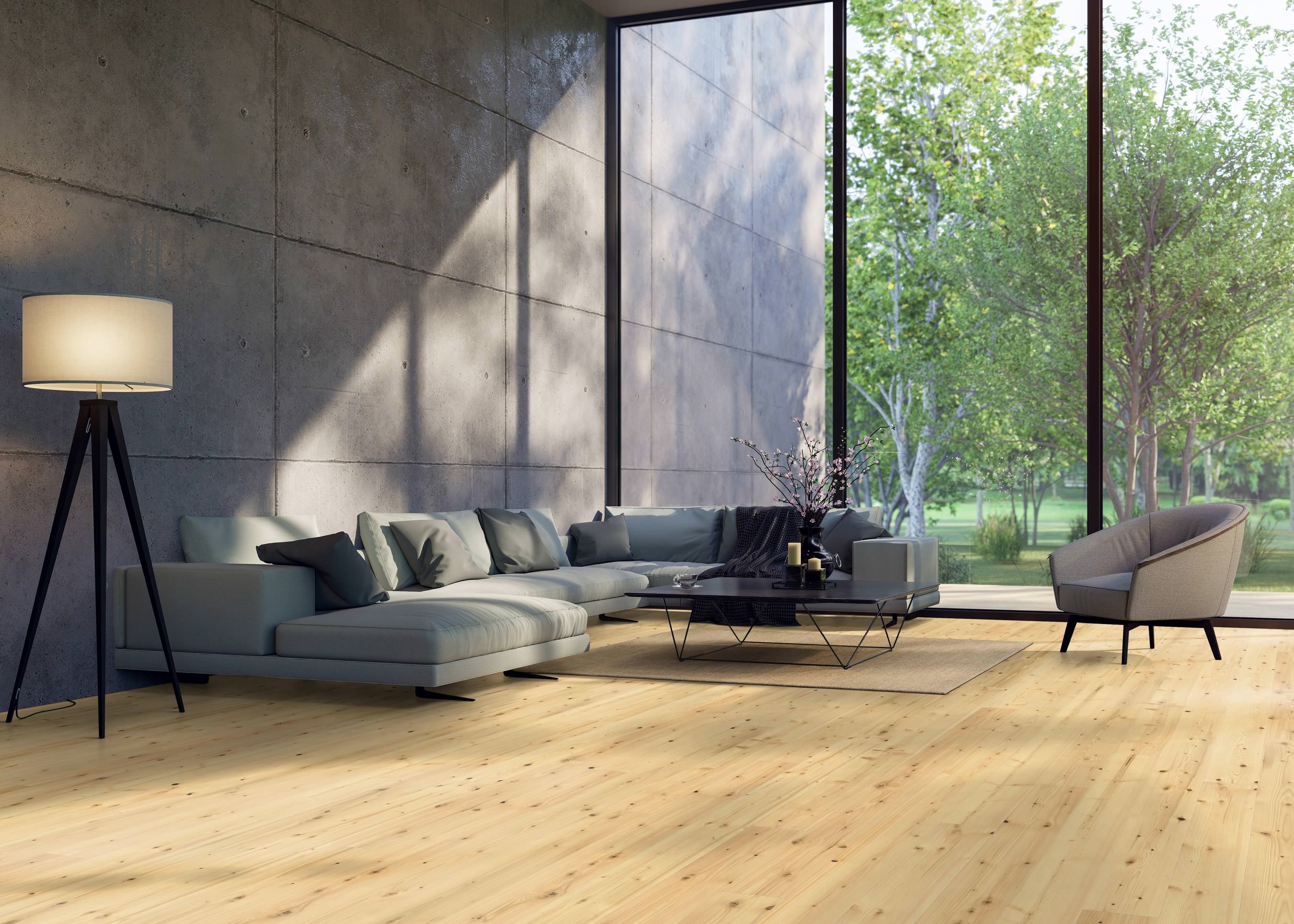 HARO PARKETT 4000 Landhausdiele 180 4V Tanne Universal strukturiert naturaDur Top Connect