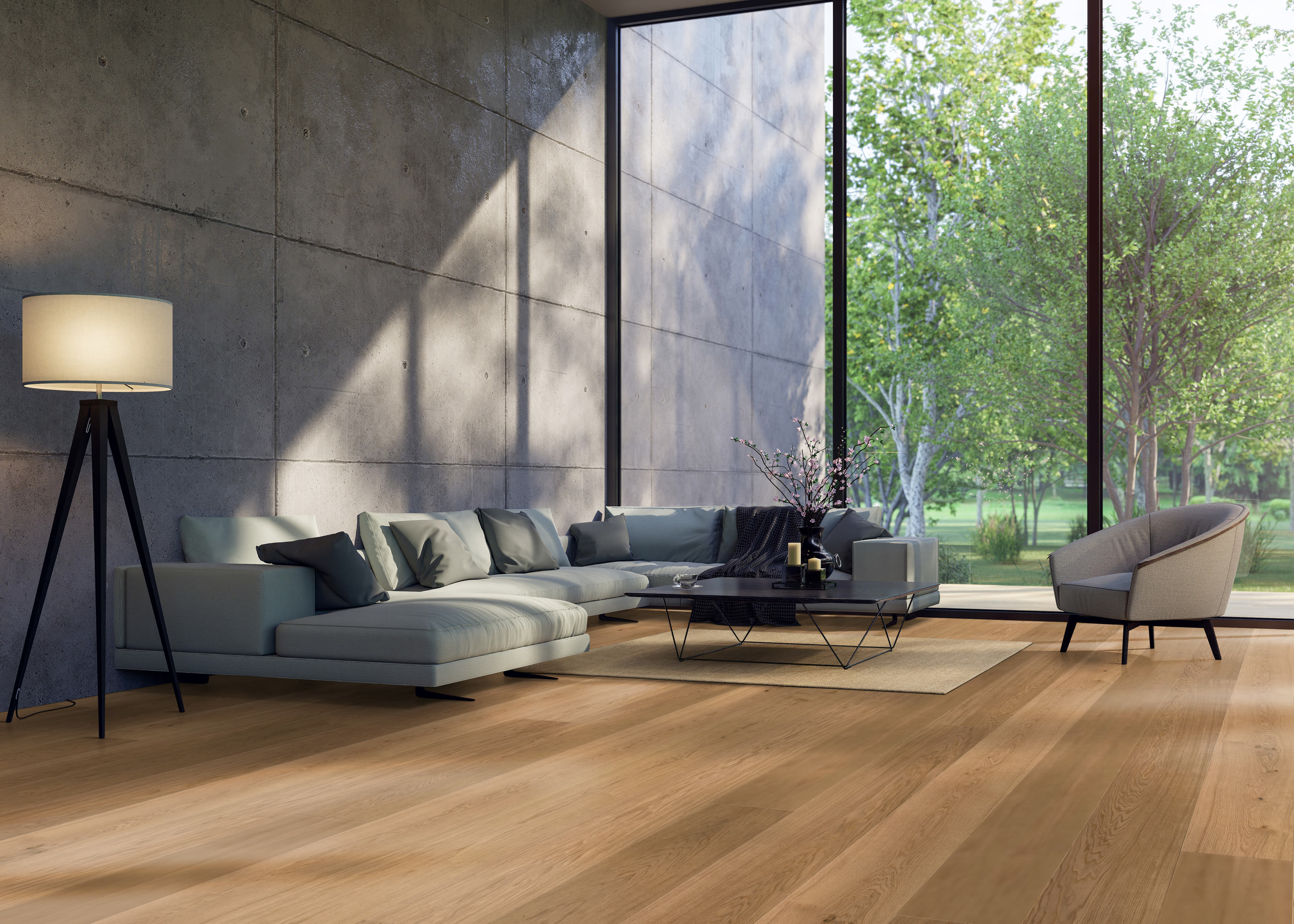 parkettmanufaktur by HARO 6000 Landhausdiele XL 4V Eiche Selectiv strukturiert oleovera Nut & Feder