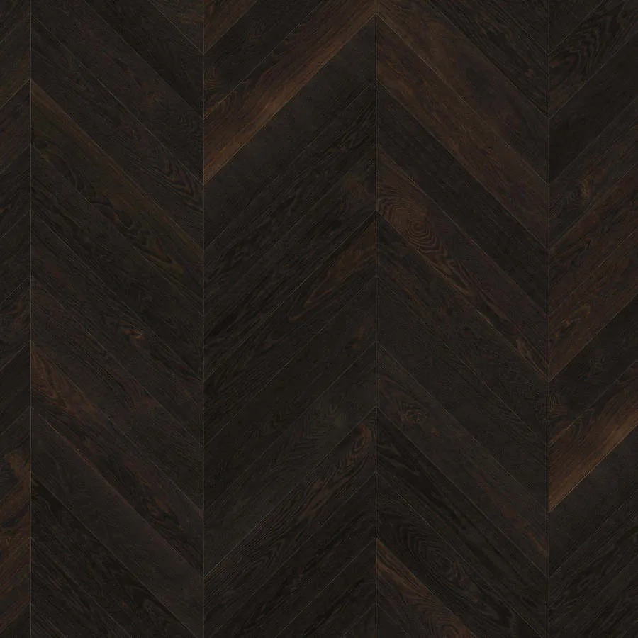 Produktbild parkettmanufaktur by HARO Chevron 4V Achateiche Selectiv strukturiert oleovera Nut & Feder