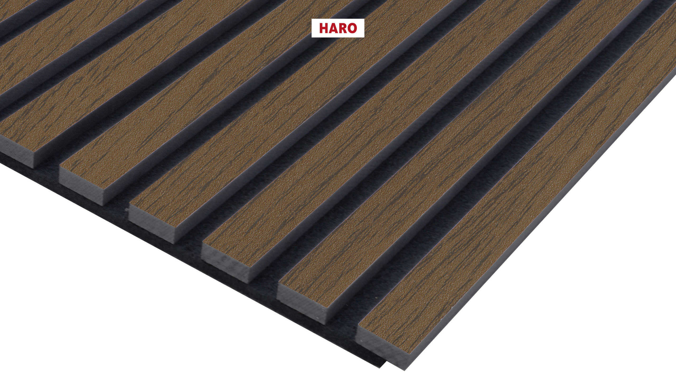 HARO WALL 19 mm Design Stripe Eiche dunkel furniert