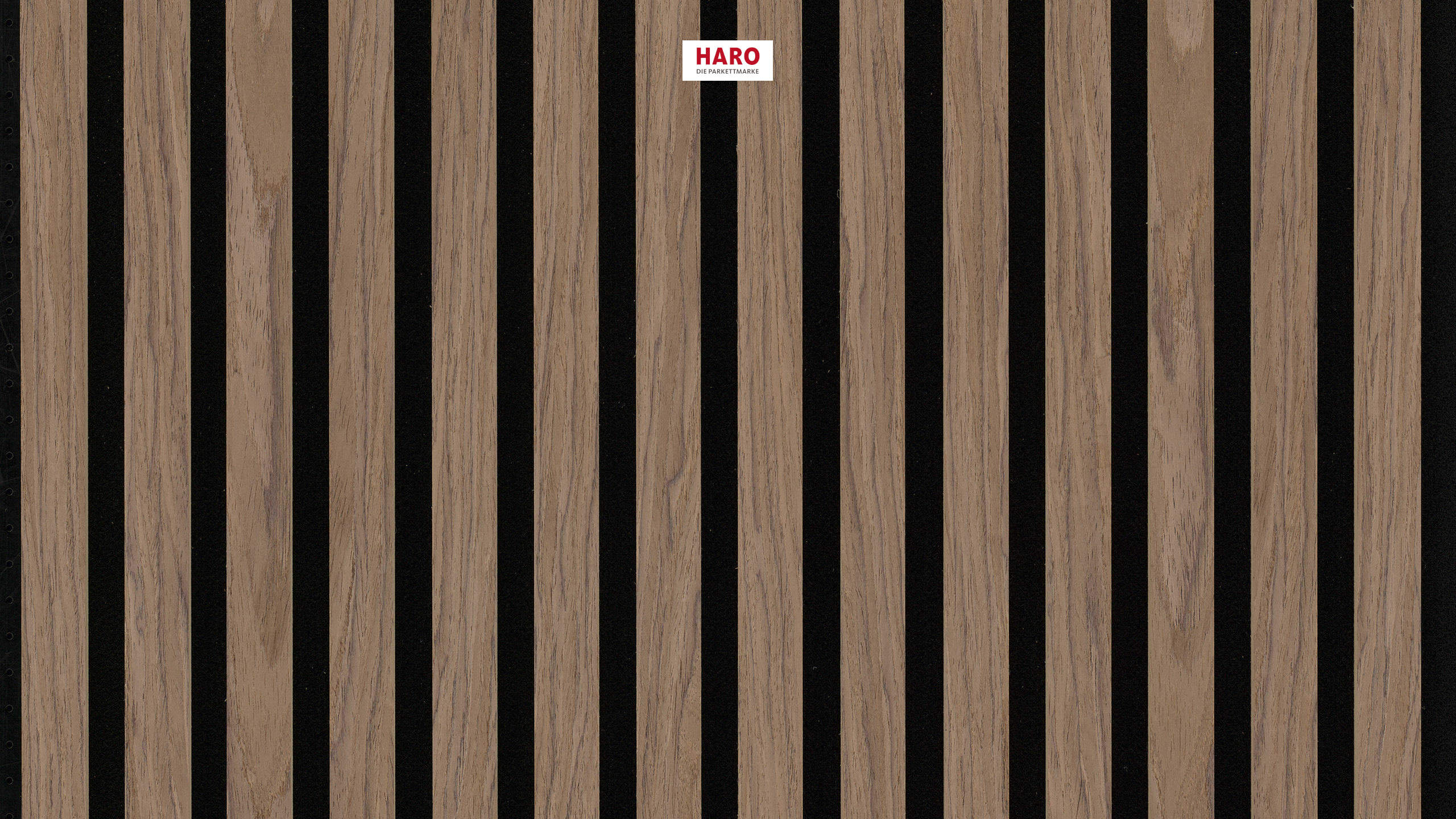 HARO WALL 12 mm Design Stripe Walnuss furniert Natur