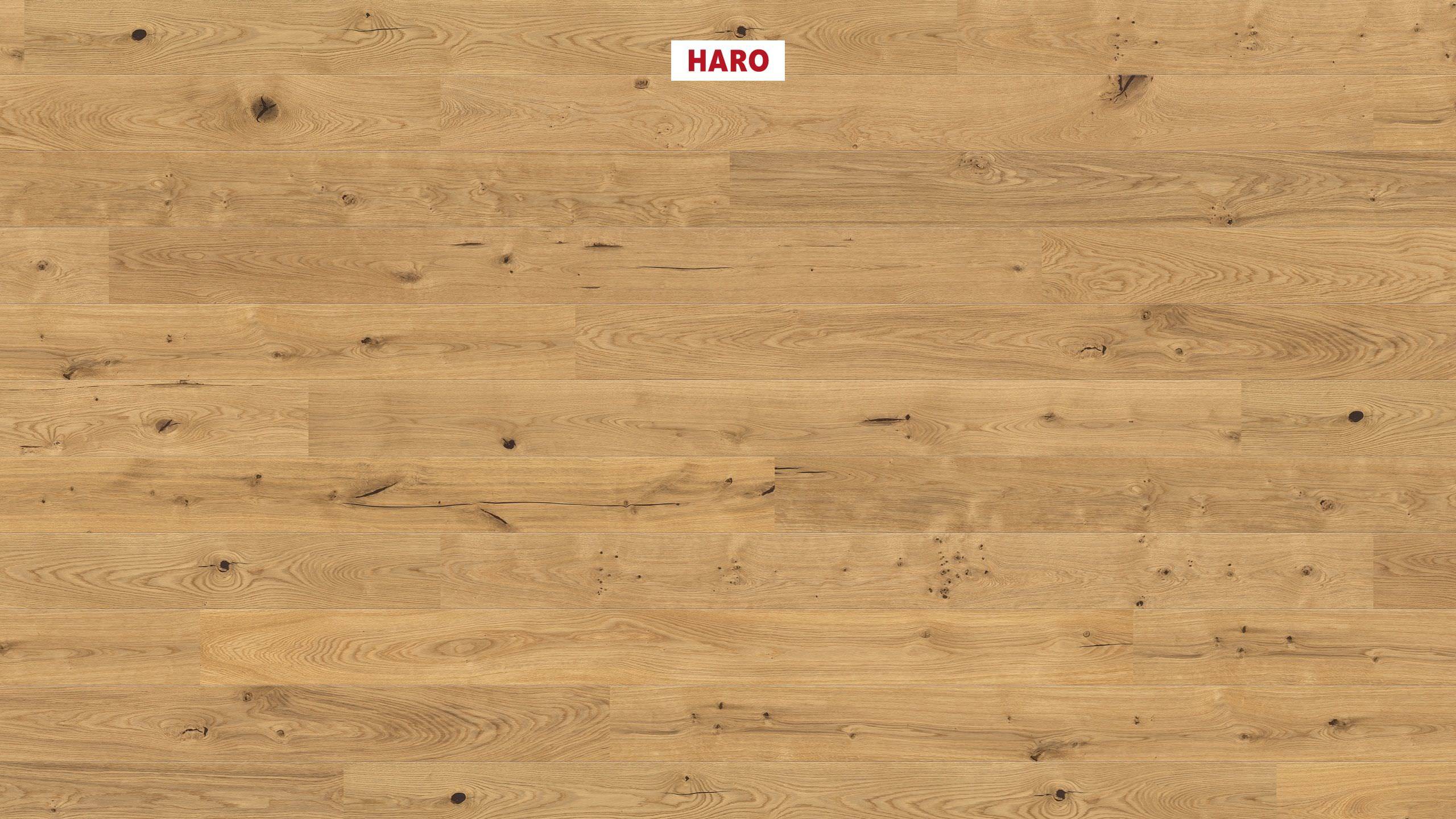HARO PARKETT 4000 Landhausdiele 180 2V Eiche Sauvage strukturiert permaDur Top Connect
