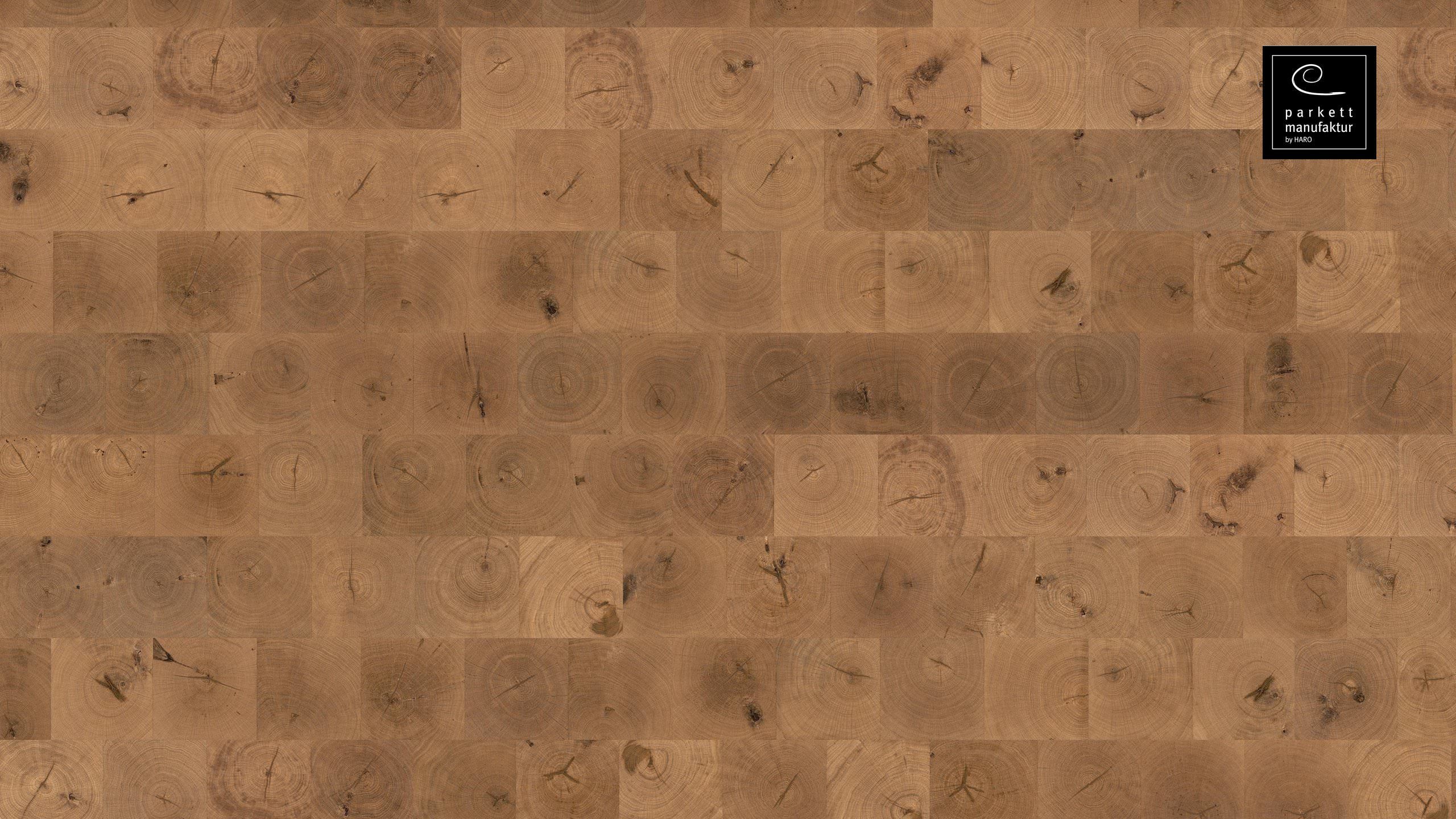 parkettmanufaktur by HARO 4000 Carré Eiche Selectiv oleovera Nut & Feder