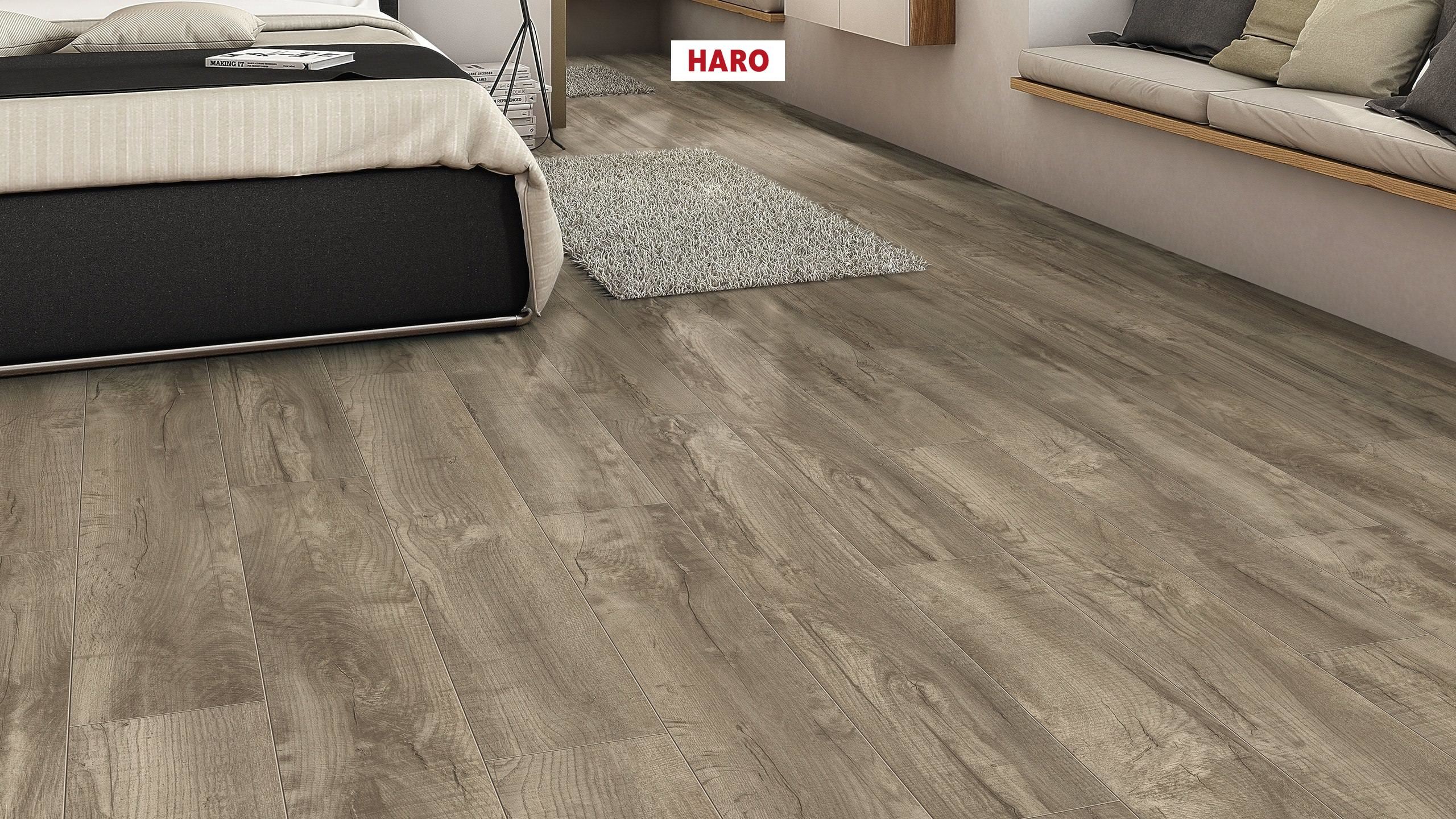 HARO CORKETT Arteo XL 4V Shabby Oak grau* strukturiert permaDur Top Connect