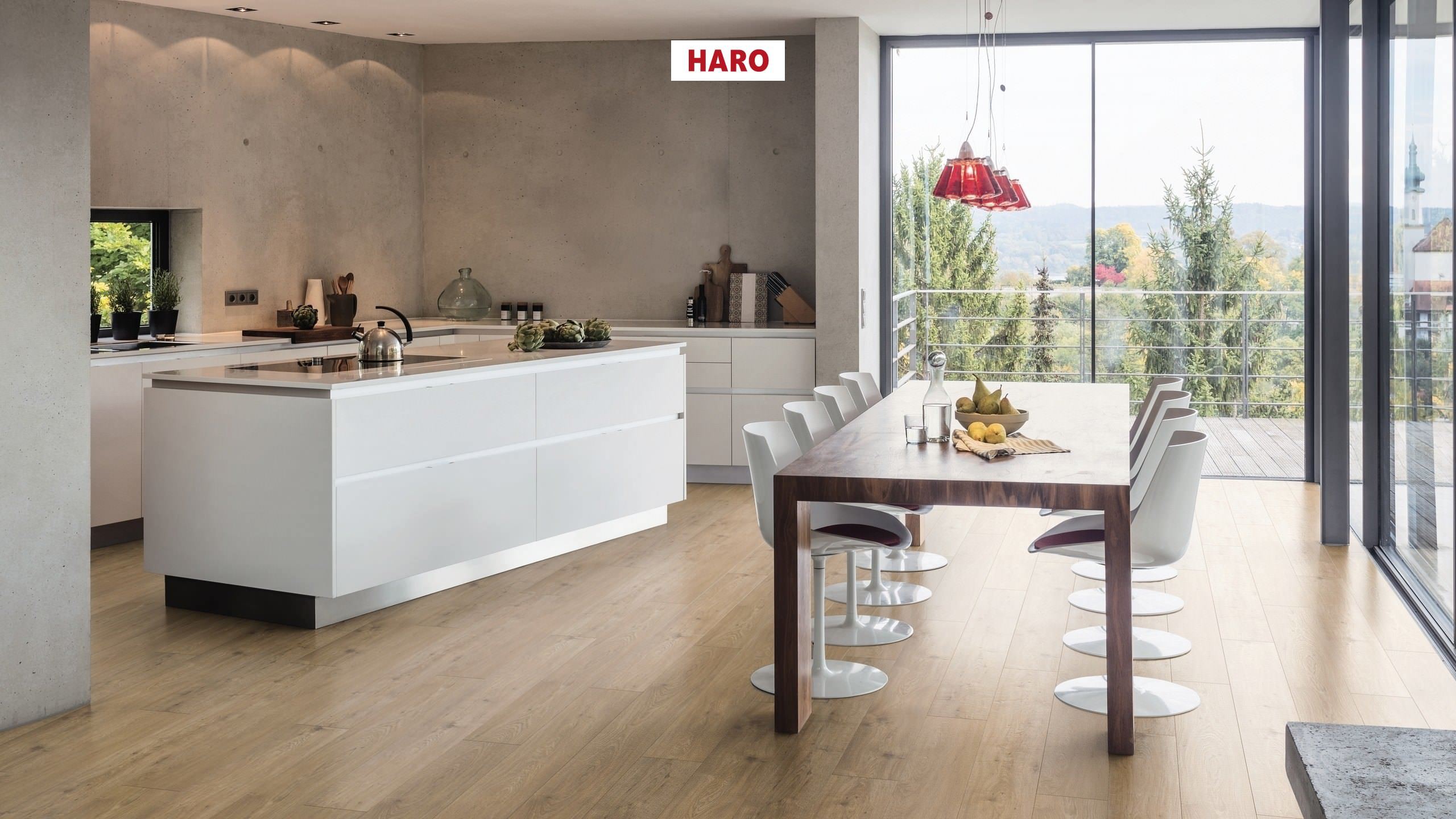 HARO Laminatboden TRITTY 200 Aqua Gran Via 4V Eiche Sicilia puro* authentic matt Top Connect