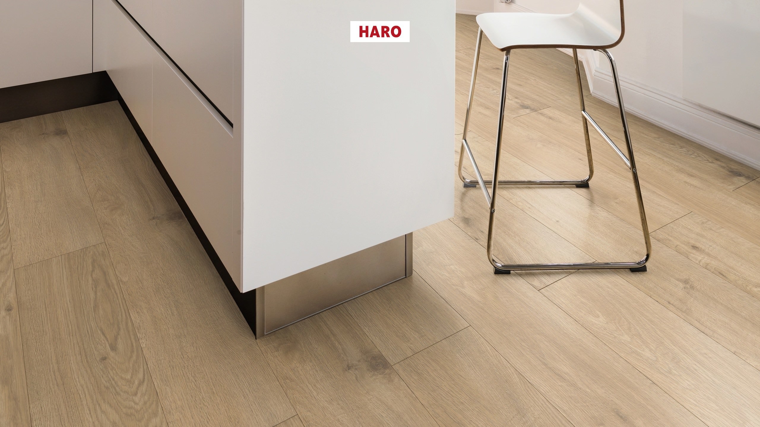 HARO Laminatboden TRITTY 200 Aqua Landhausdiele 4V Eiche Sicilia puro* authentic matt Silent CT Top Connect