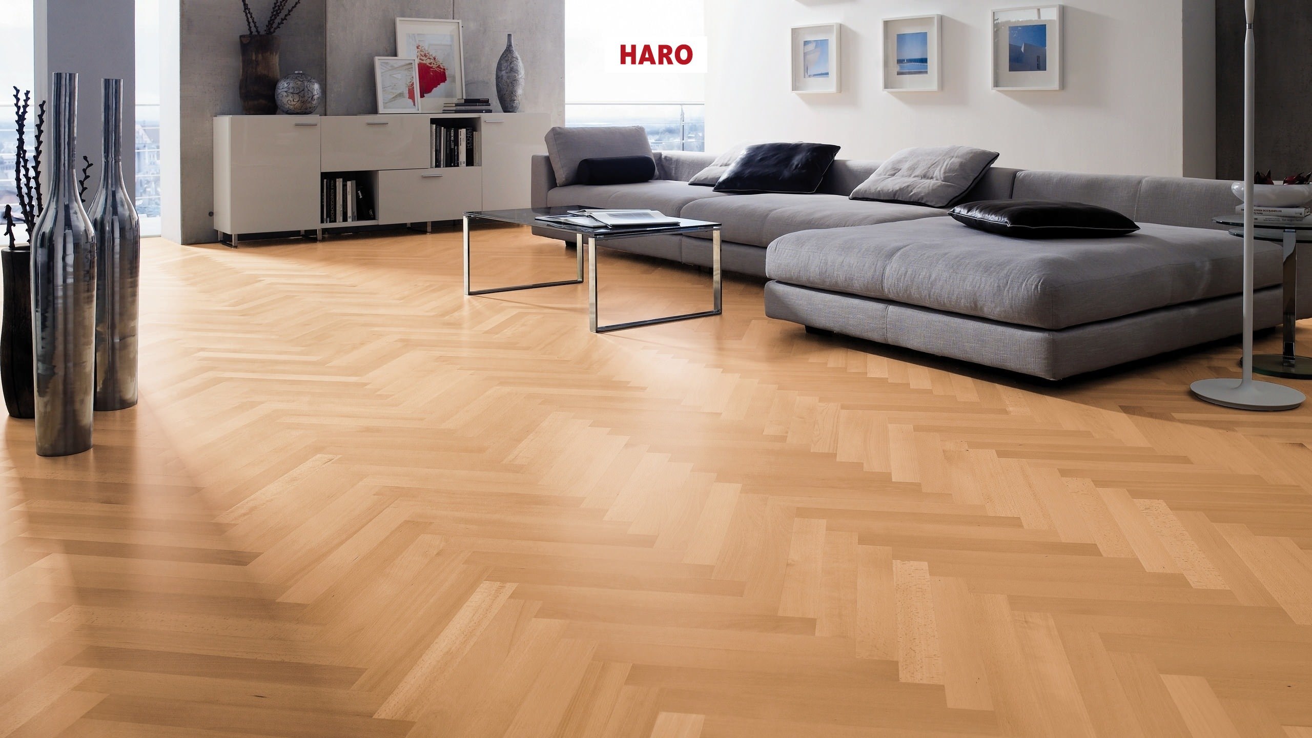 HARO PARKETT 4000 Stab Allegro Buche gedämpft Trend permaDur Nut & Feder