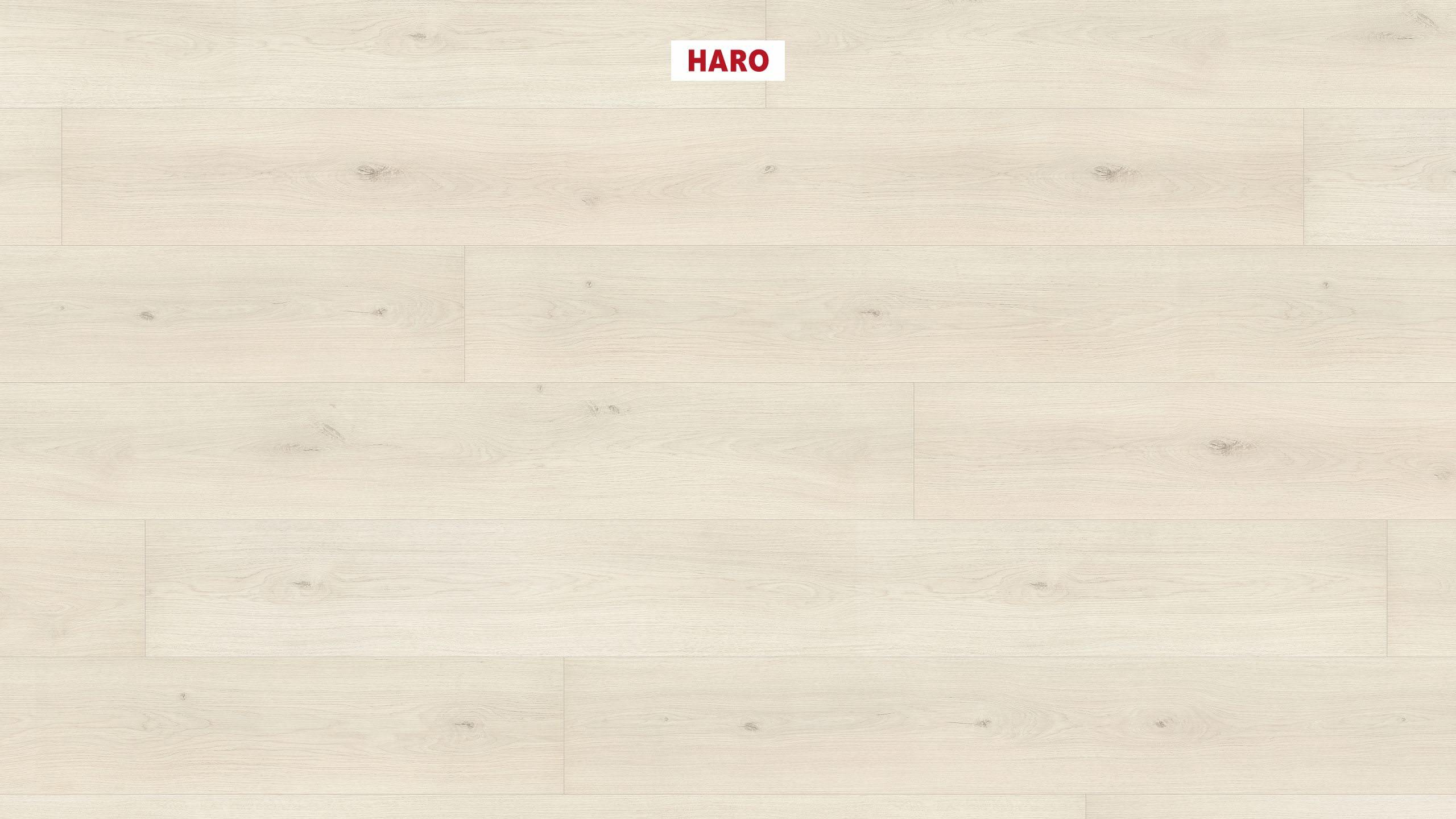 HARO Laminatboden TRITTY 100 Gran Via 4V Eiche Emilia weiß* authentic soft Top Connect