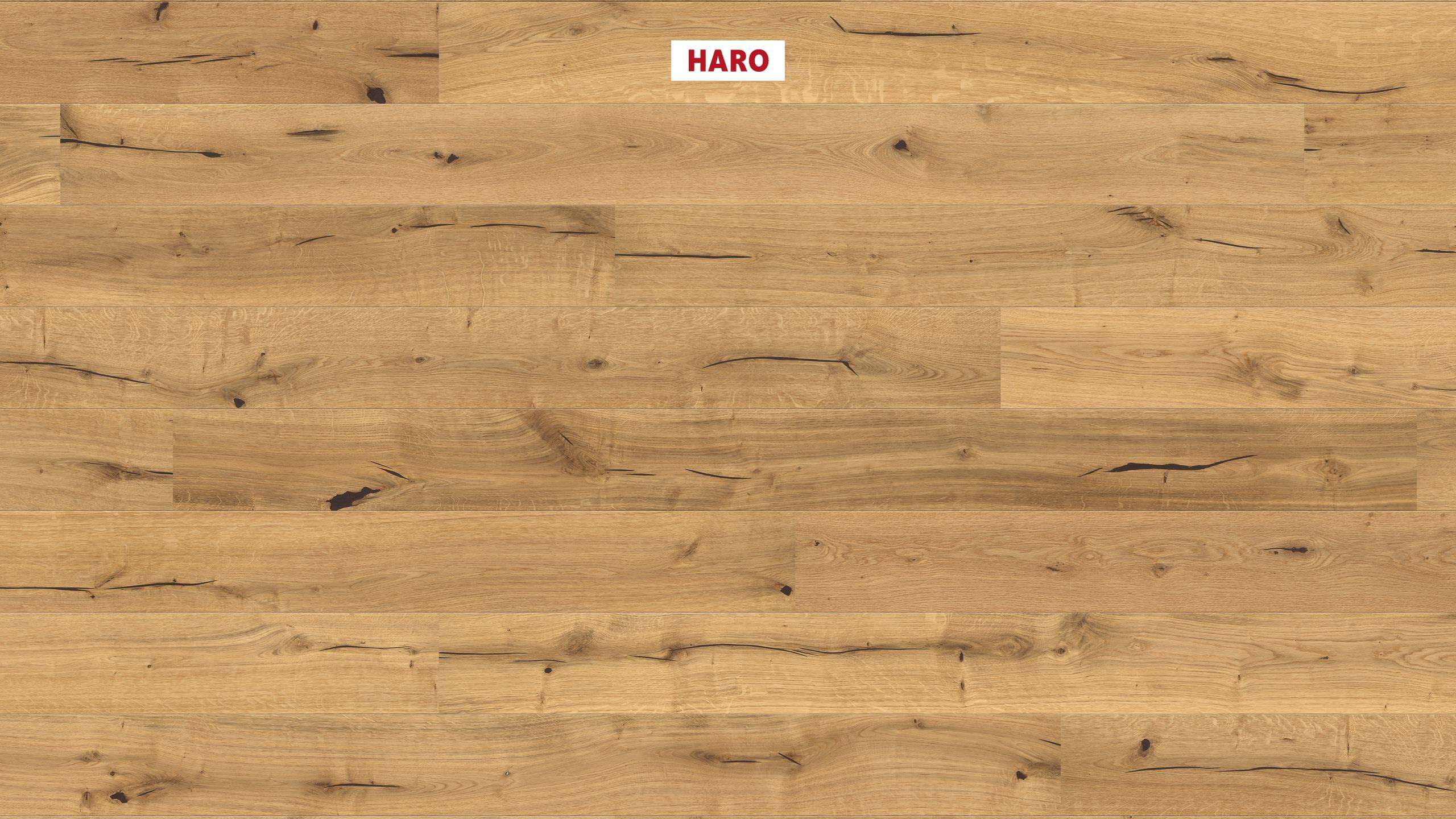 HARO PARKETT 3000 HDF Landhausdiele 2VM Eiche Westerwald strukturiert bioTec Lock Connect