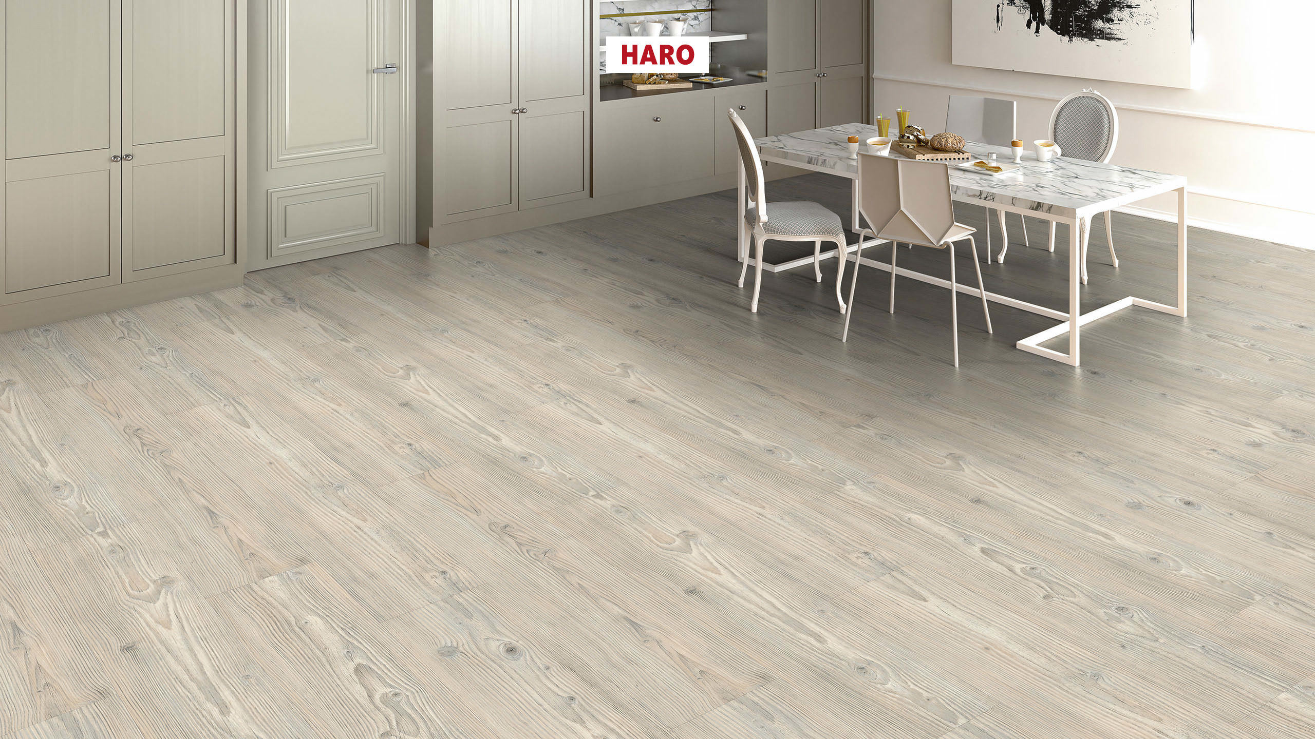 DISANO by HARO Saphir Landhausdiele 4VM Pinie Nordica* strukturiert Top Connect