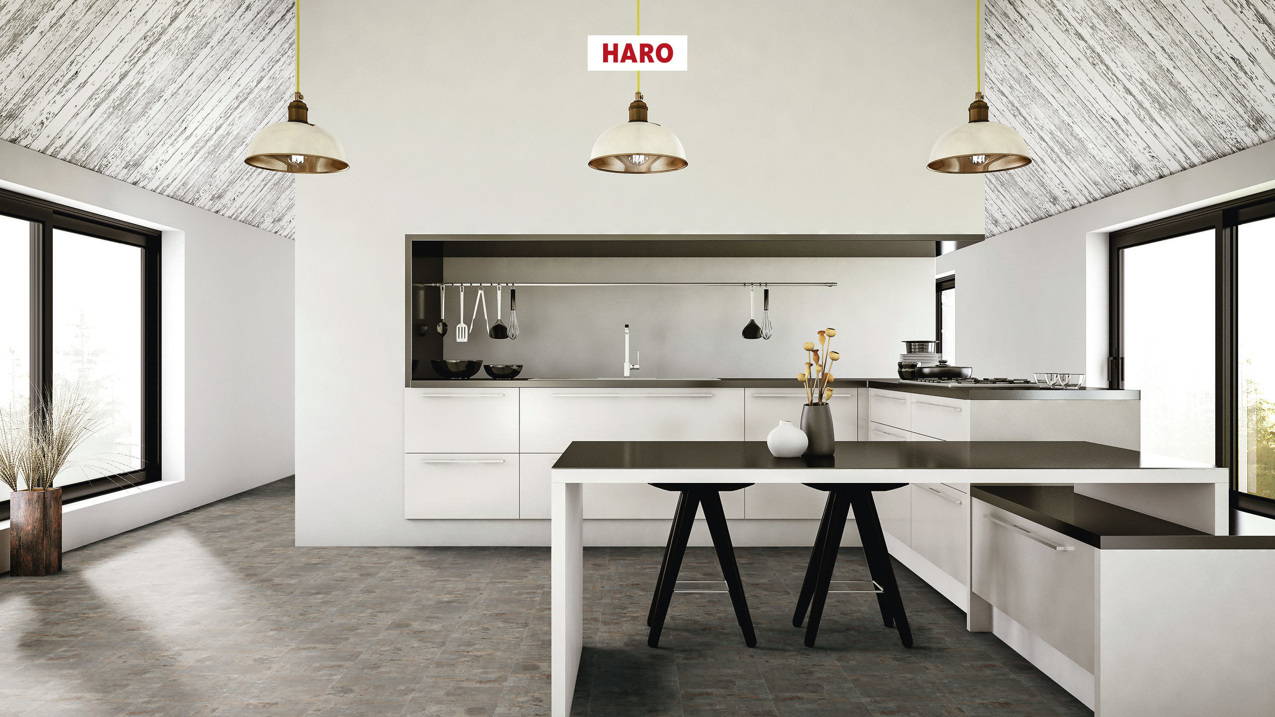 DISANO by HARO Saphir Piazza 4V Industrial grey* Steinstruktur Top Connect