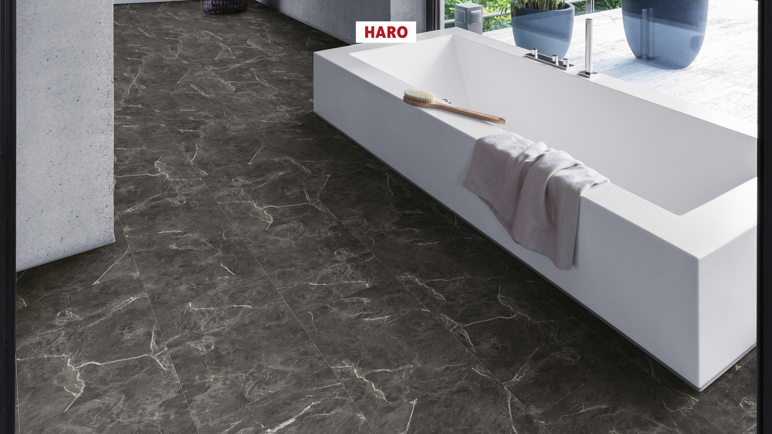 DISANO by HARO Saphir Piazza 4V Marmor anthrazit* Steinstruktur Top Connect
