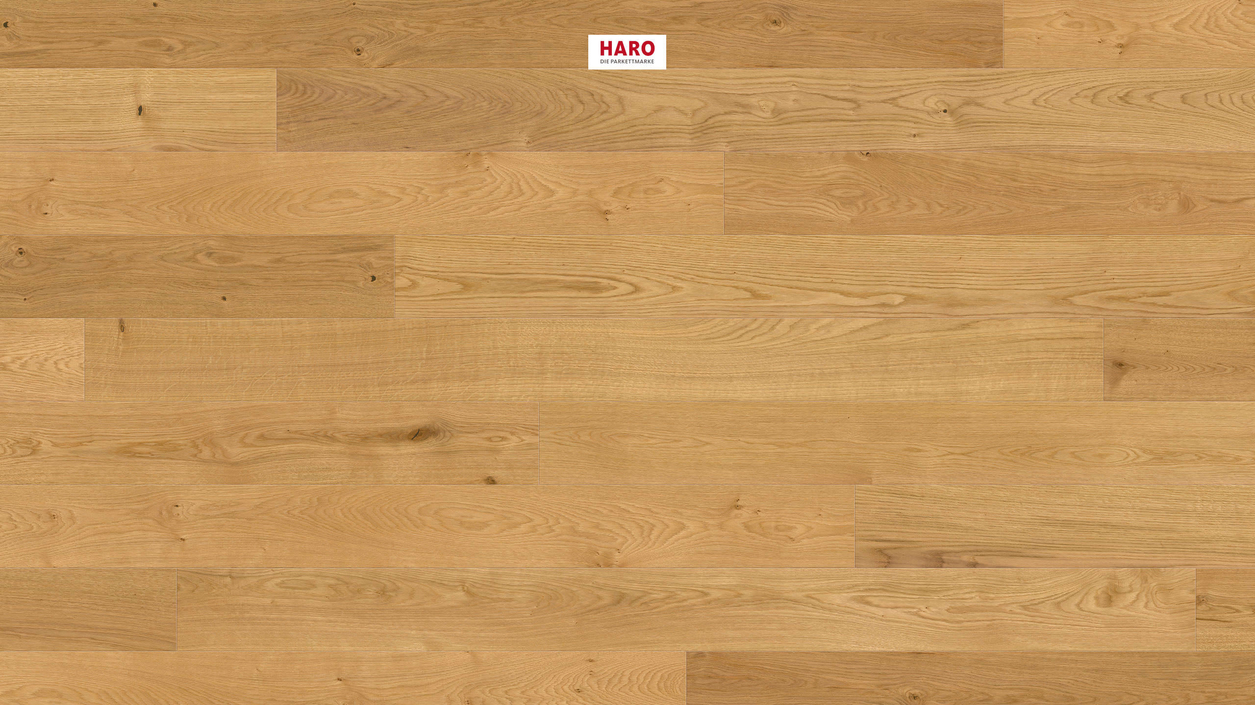 HARO PARKETT 4000 Landhausdiele Maxim 4V Eiche Markant strukturiert naturaLin plus Nut & Feder