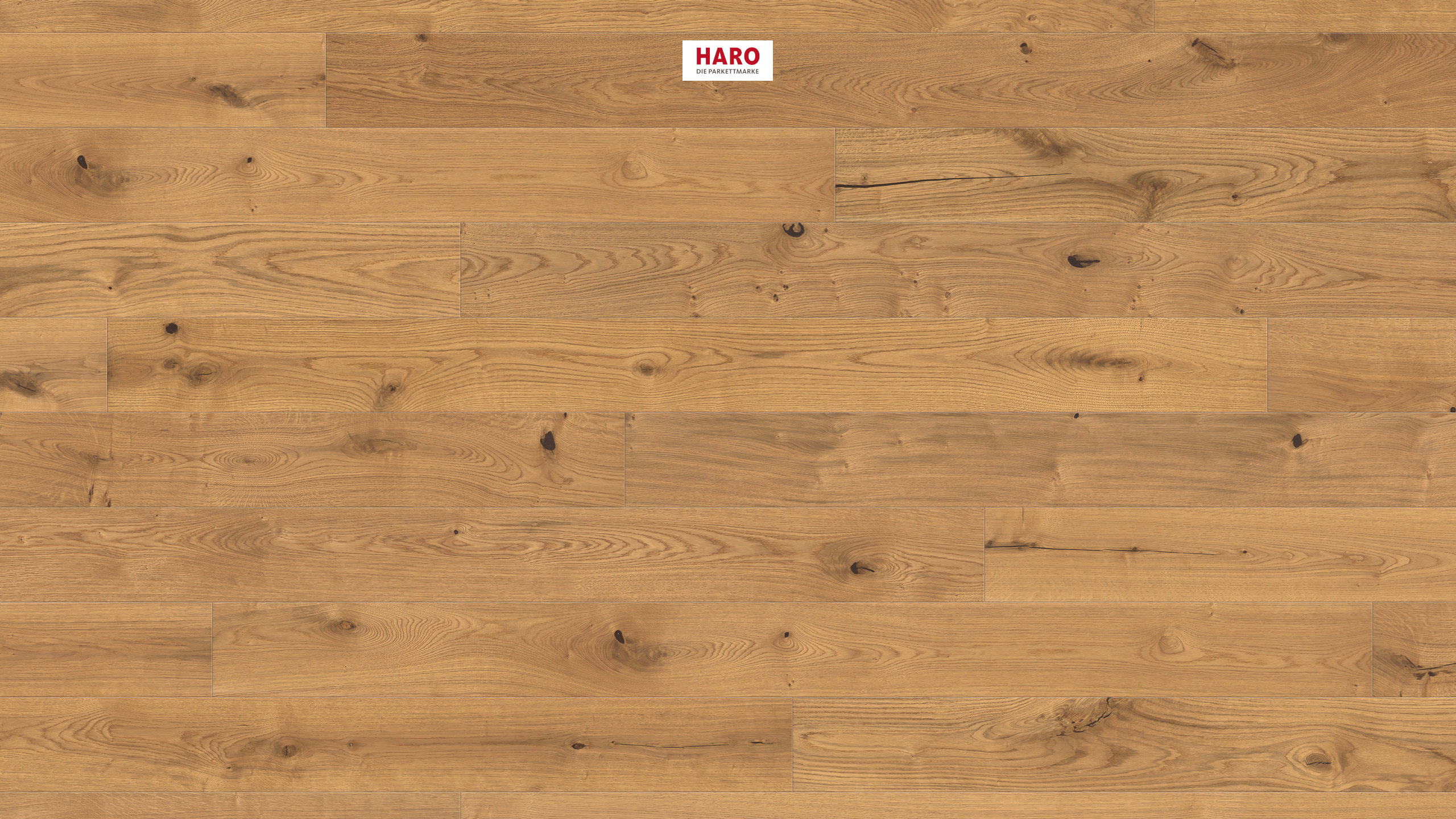 HARO PARKETT 4000 Landhausdiele Maxim 4V Eiche Sauvage strukturiert naturaLin plus Nut & Feder