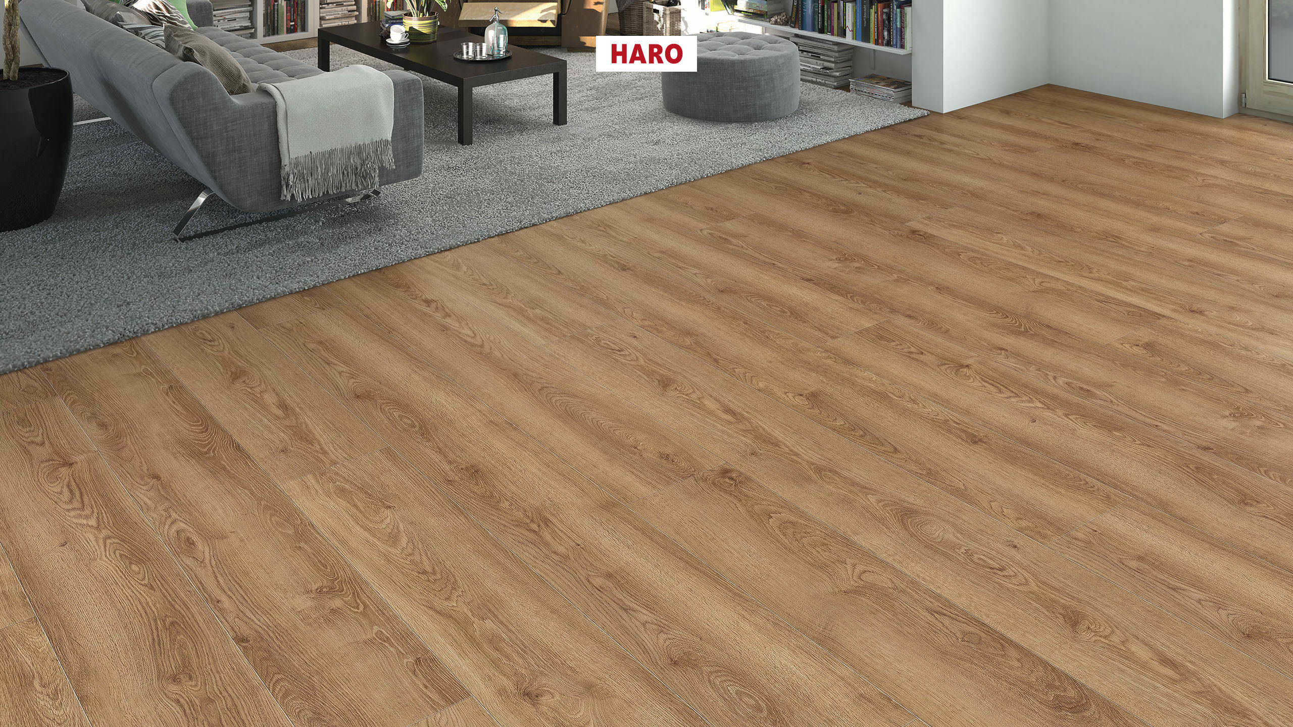 DISANO by HARO WaveAqua Landhausdiele XL 4V Eiche Victoria Honig* authentic Top Connect