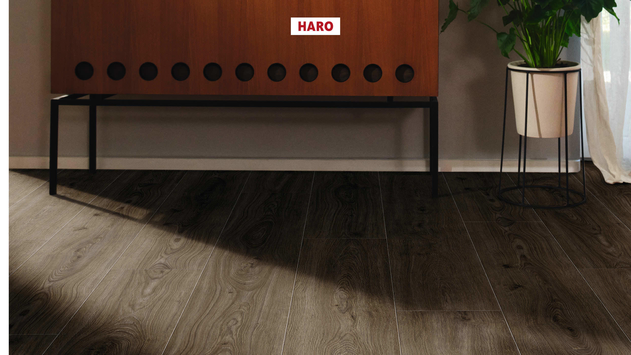 DISANO by HARO LifeAqua Landhausdiele XL 4V Eiche Sheffield braun* authentic Top Connect