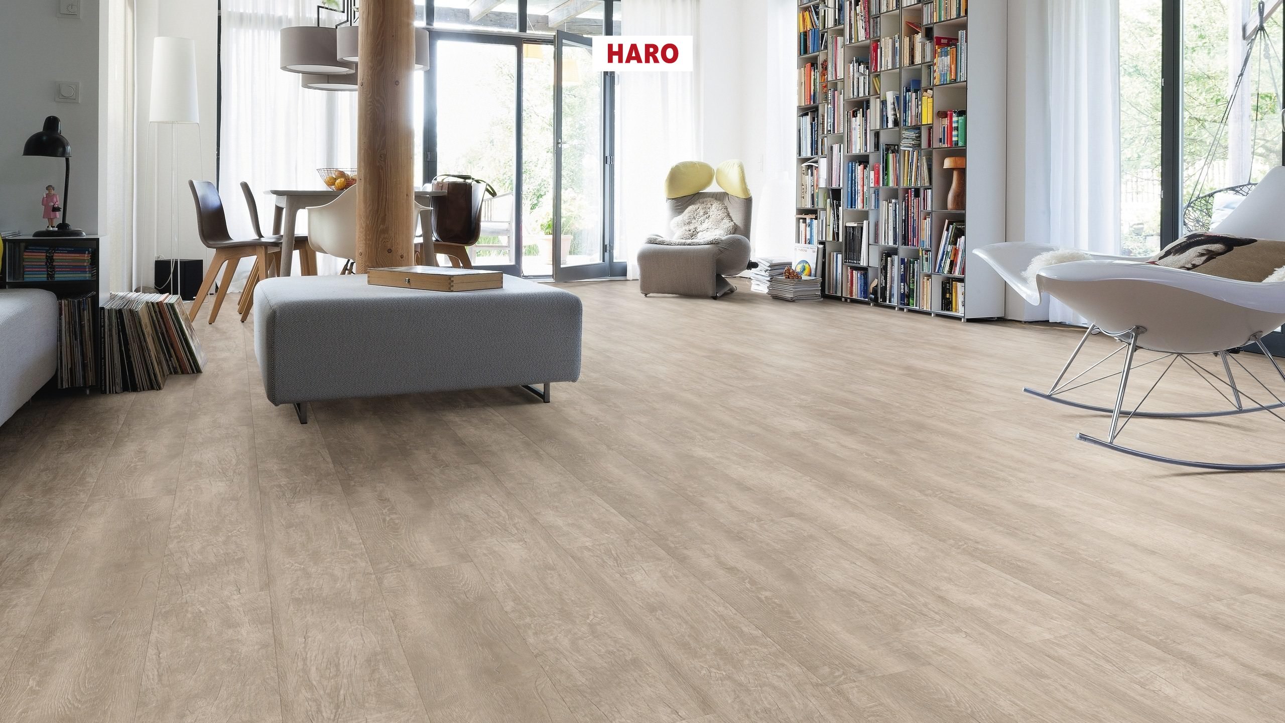 DISANO by HARO LifeAqua Landhausdiele 4V Antikeiche creme* rustikal strukturiert Top Connect