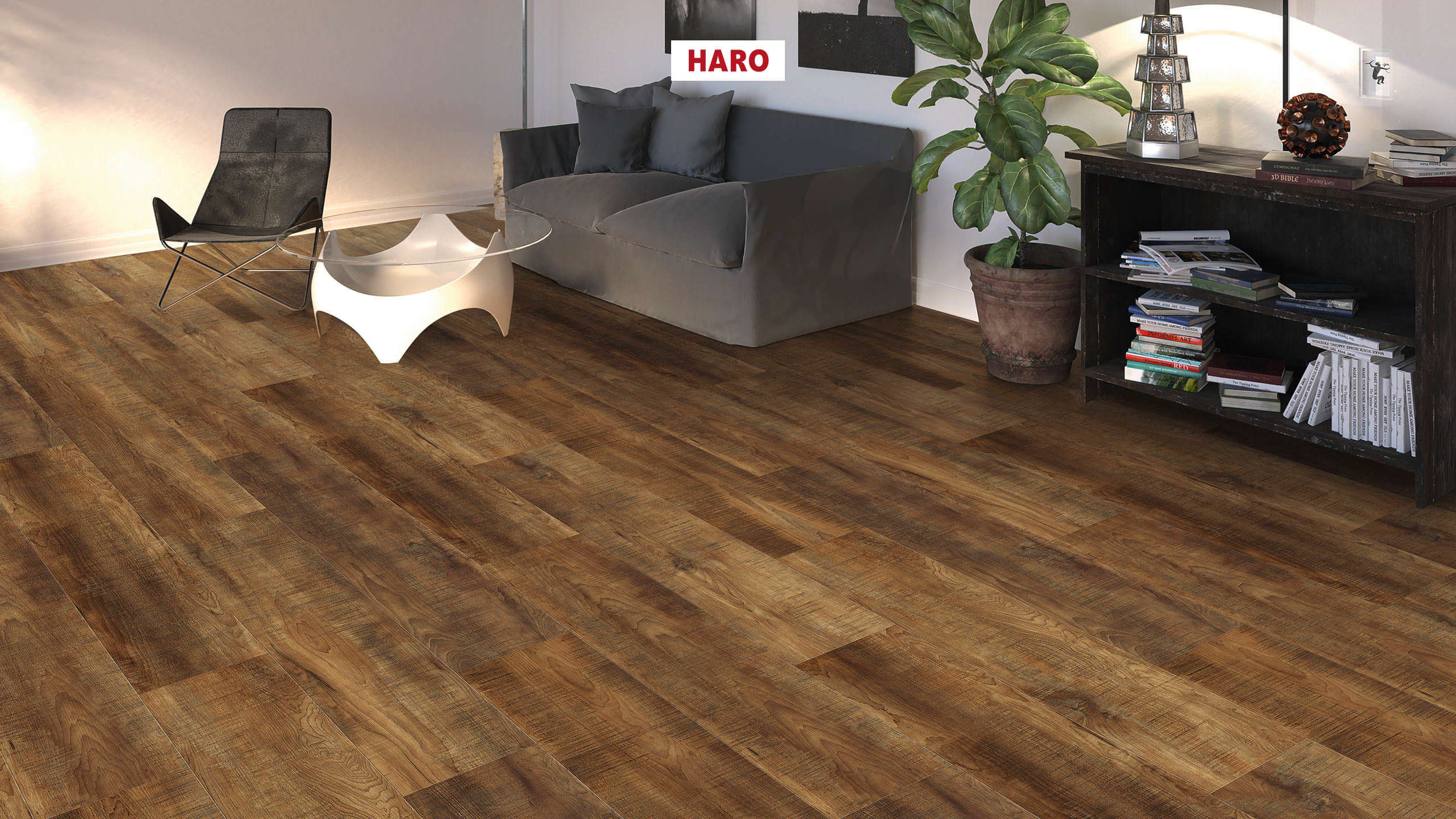DISANO by HARO LifeAqua Landhausdiele 4V Cottage Wood* strukturiert Top Connect