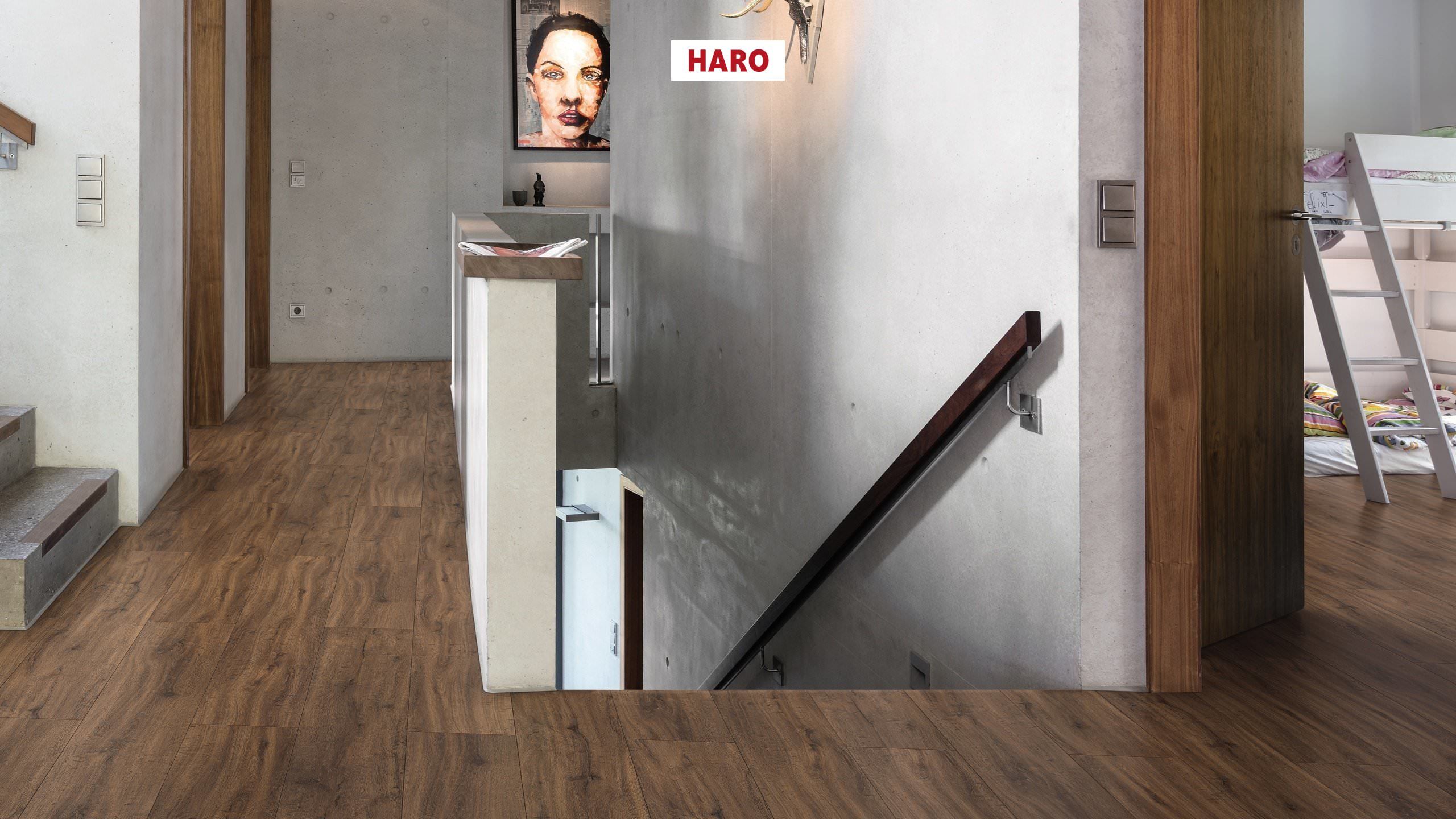 DISANO by HARO ClassicAqua Landhausdiele XL 4V Franz. Räuchereiche* strukturiert Top Connect