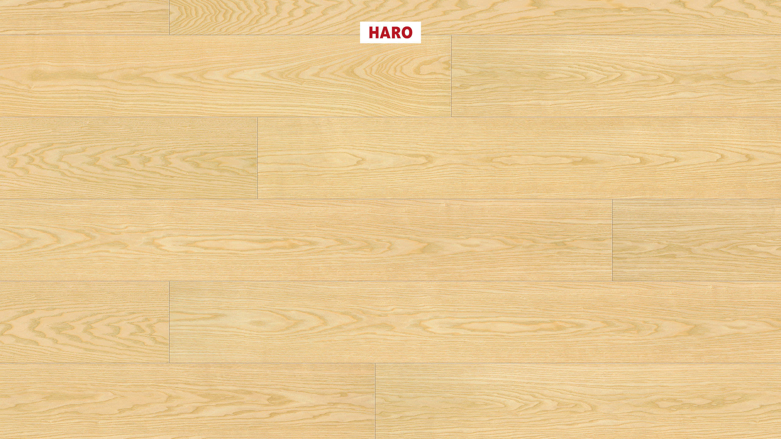 HARO Holz-Performanceboden Multivo Landhausdiele 1-Stab 4V Esche strukturiert naturaDur plus Top Connect
