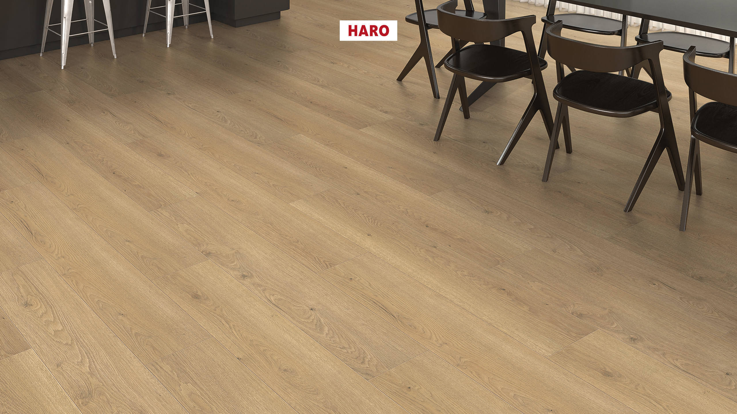 HARO Laminatboden TRITTY 200 Aqua Landhausdiele 4V Eiche Flavia puro* authentic Top Connect