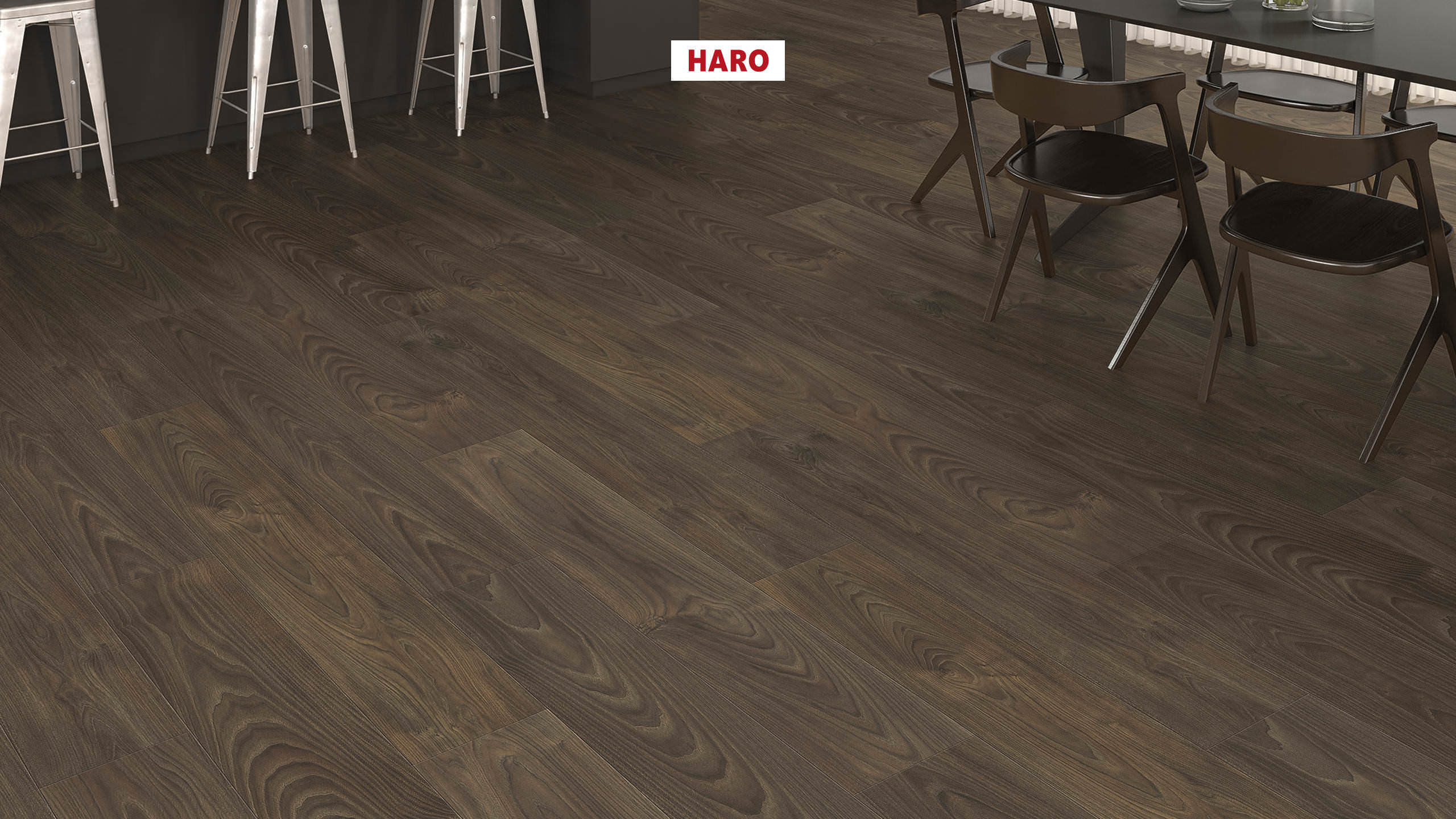 HARO Laminatboden TRITTY 200 Aqua Landhausdiele 4V Akazie Vario* authentic soft Silent CT Top Connect
