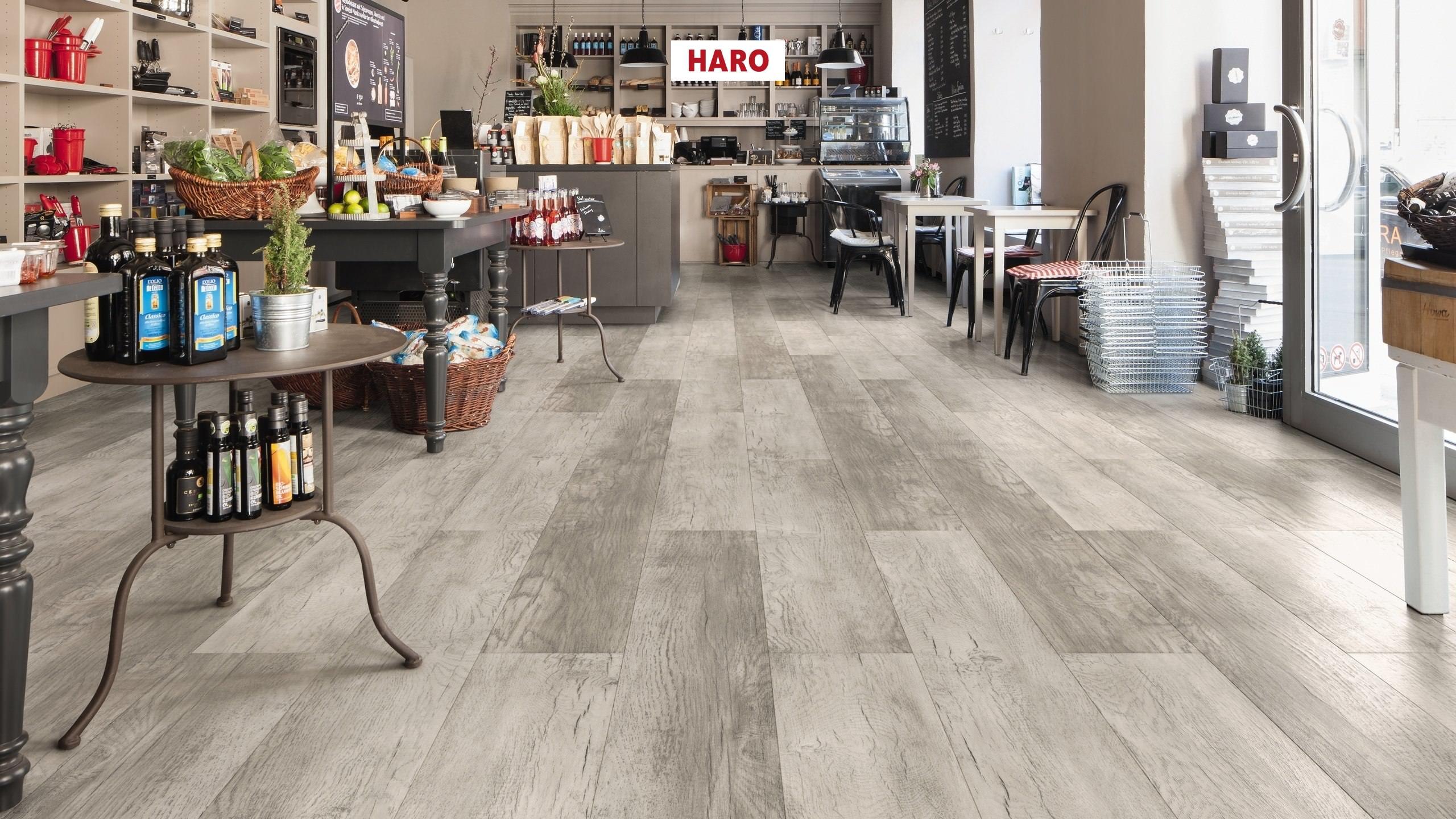 DISANO by HARO Project Landhausdiele 4VM Country Eiche grau* rustikal strukturiert