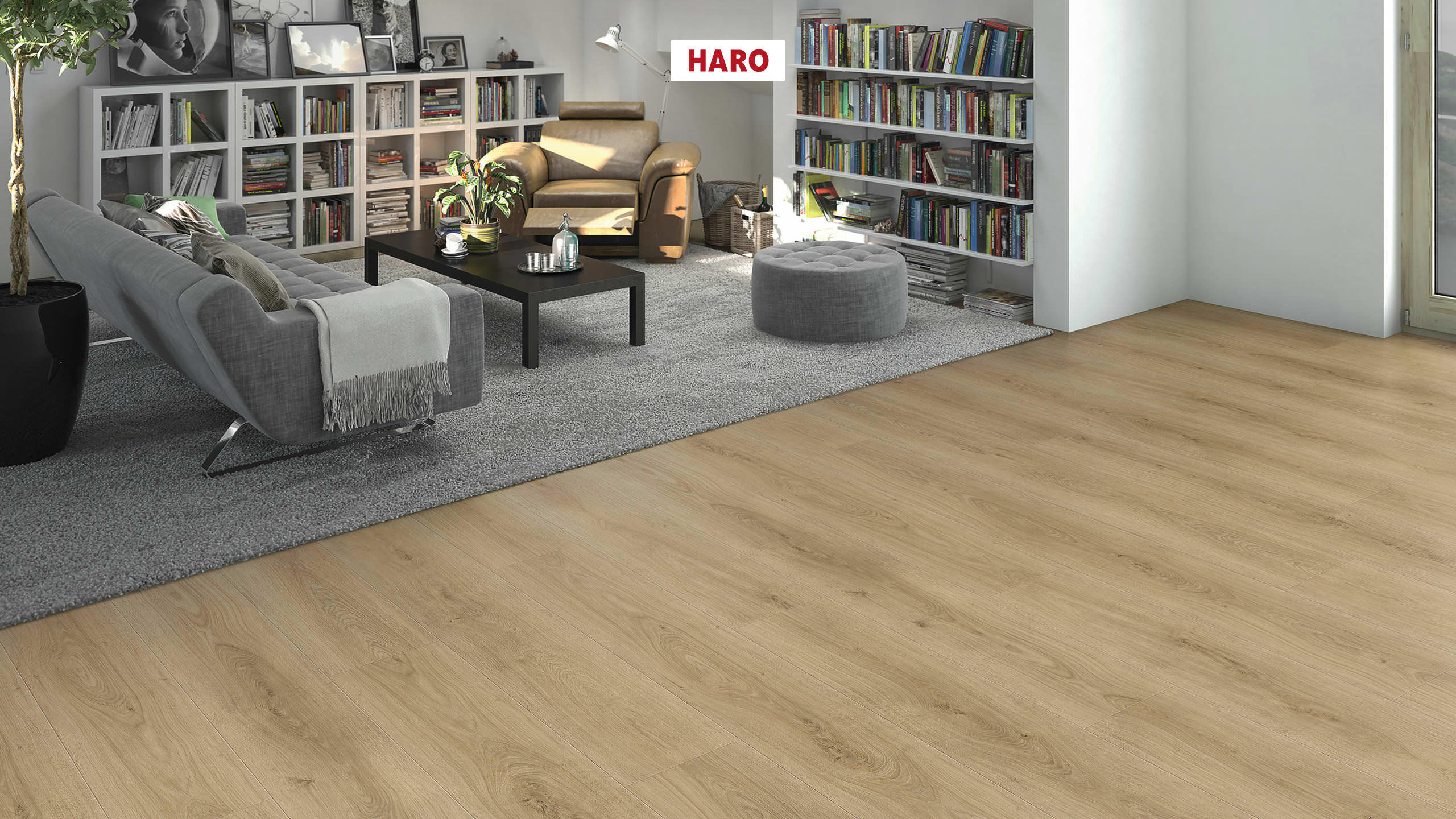 HARO Designboden DISANO LifeAqua Landhausdiele XL 4V Eiche Hannover* authentic Top Connect