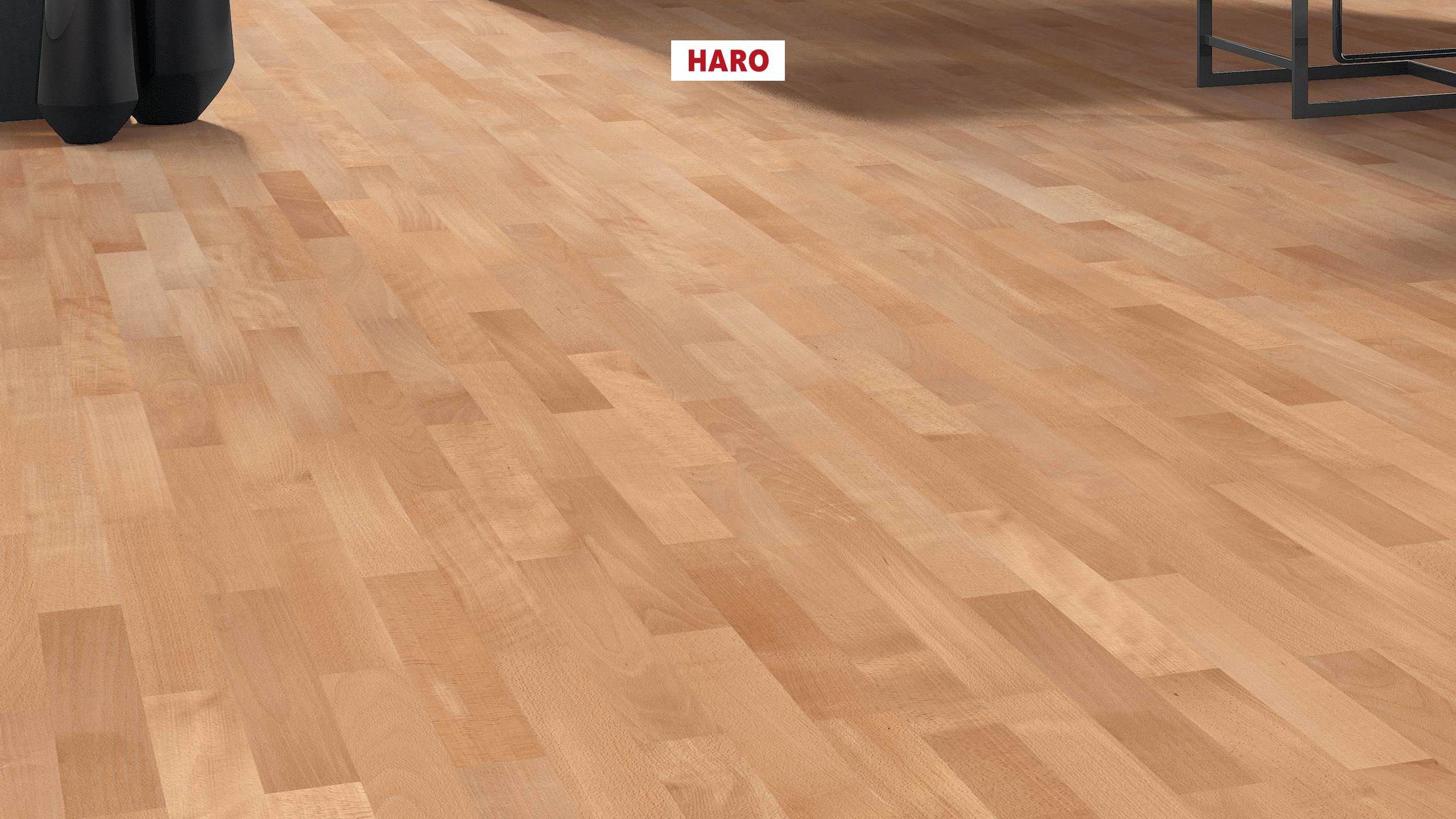 HARO PARKETT 4000 Stab Allegro Buche gedämpft Trend naturaDur Nut & Feder
