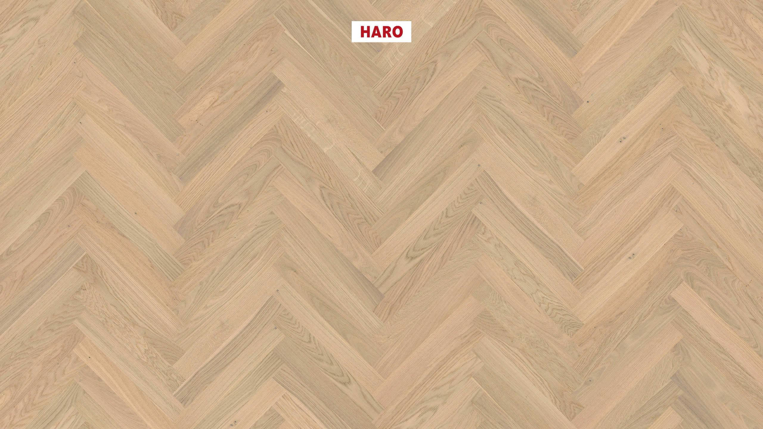 HARO PARKETT 4000 Stab Allegro Eiche lichtweiß Objekt naturaDur Nut & Feder