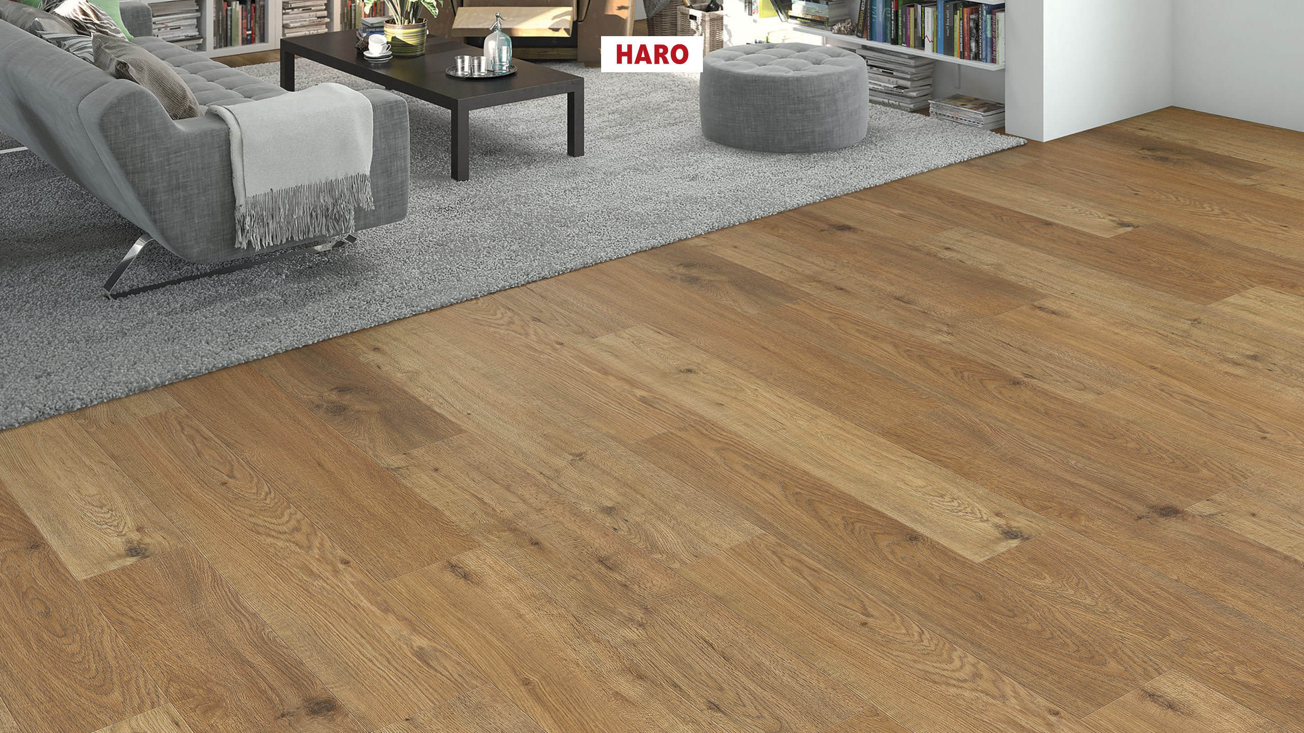 DISANO by HARO WaveAqua Landhausdiele 4V Eiche Whistler Natur* authentic Top Connect