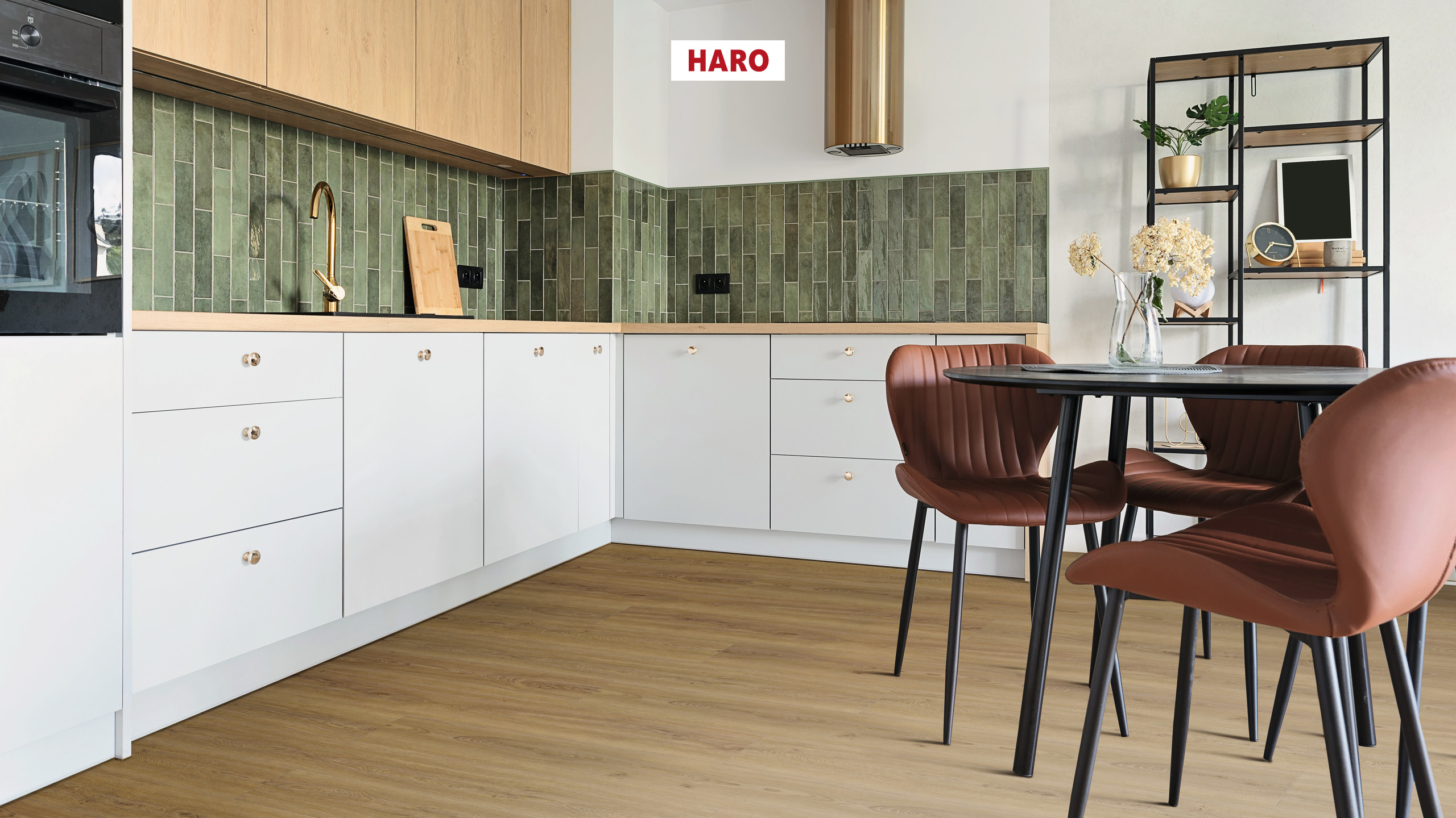 DISANO by HARO ClassicAqua Landhausdiele XL 4V Eiche Sheffield honig* authentic Top Connect