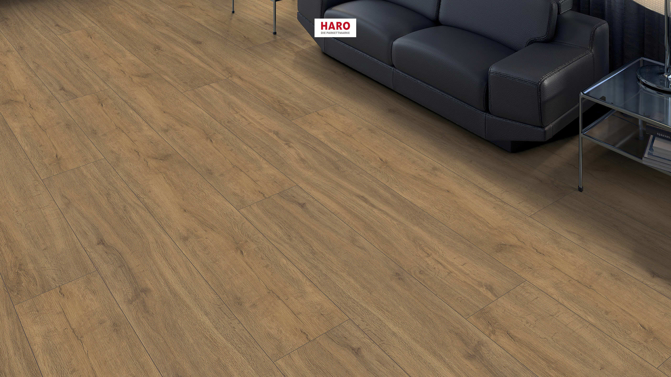 DISANO by HARO ClassicAqua Landhausdiele XL 4V Bergeiche* strukturiert Top Connect