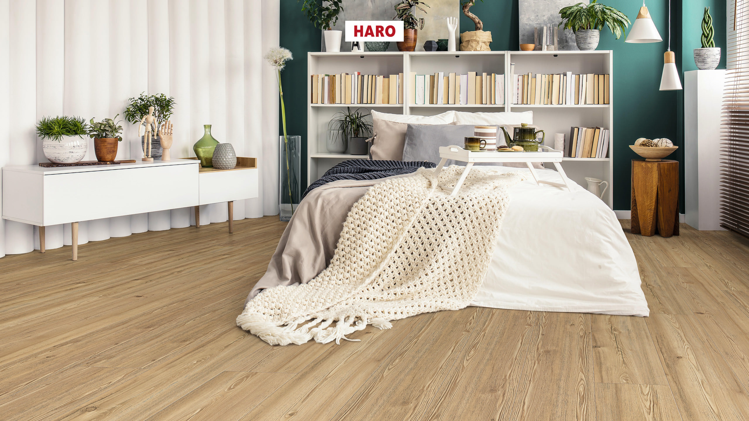 DISANO by HARO LifeAqua Landhausdiele XL 4V Berglärche puro* strukturiert Top Connect