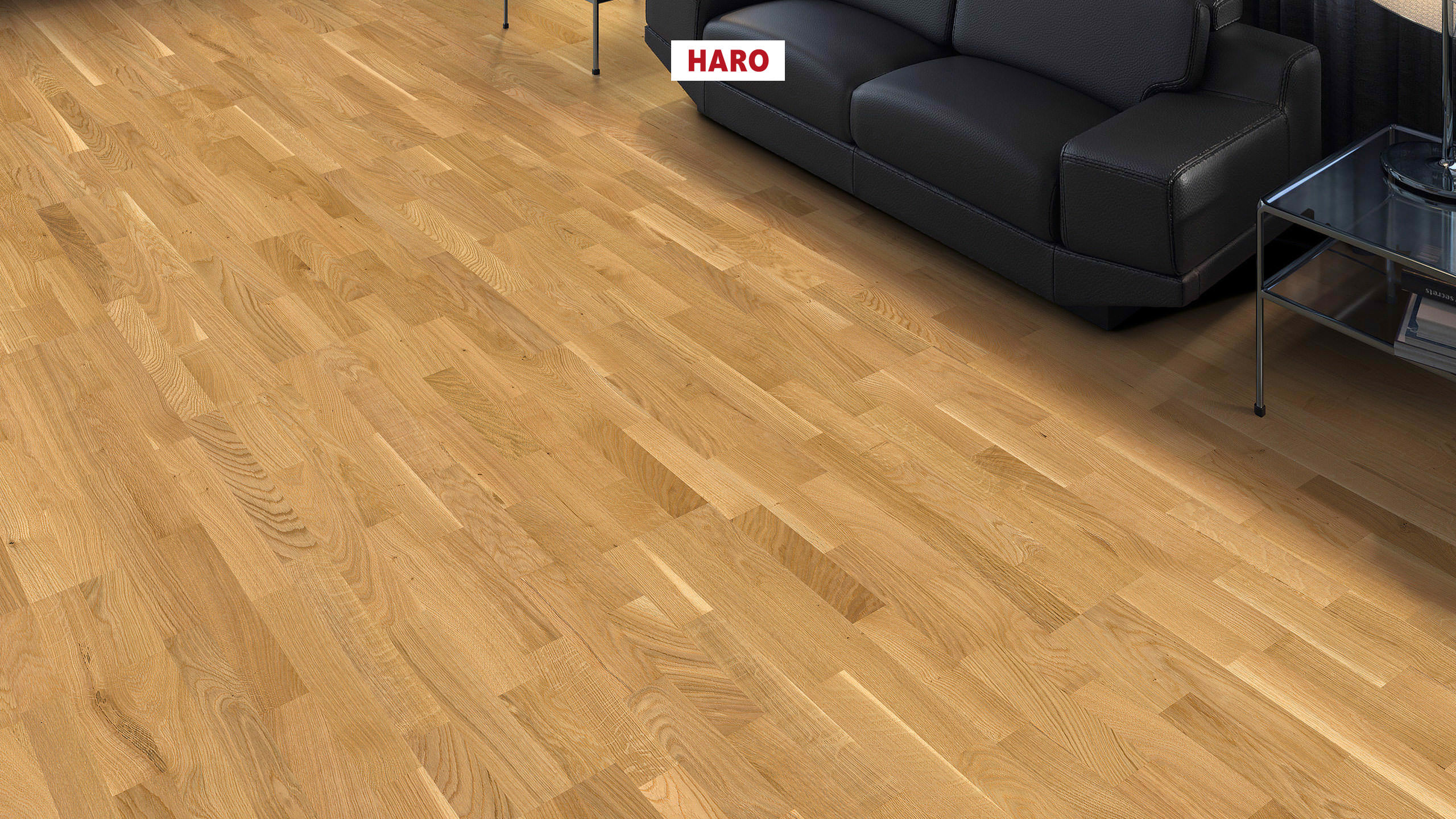 HARO PARKETT 4000 Schiffsboden Eiche Family strukturiert naturaLin plus Top Connect