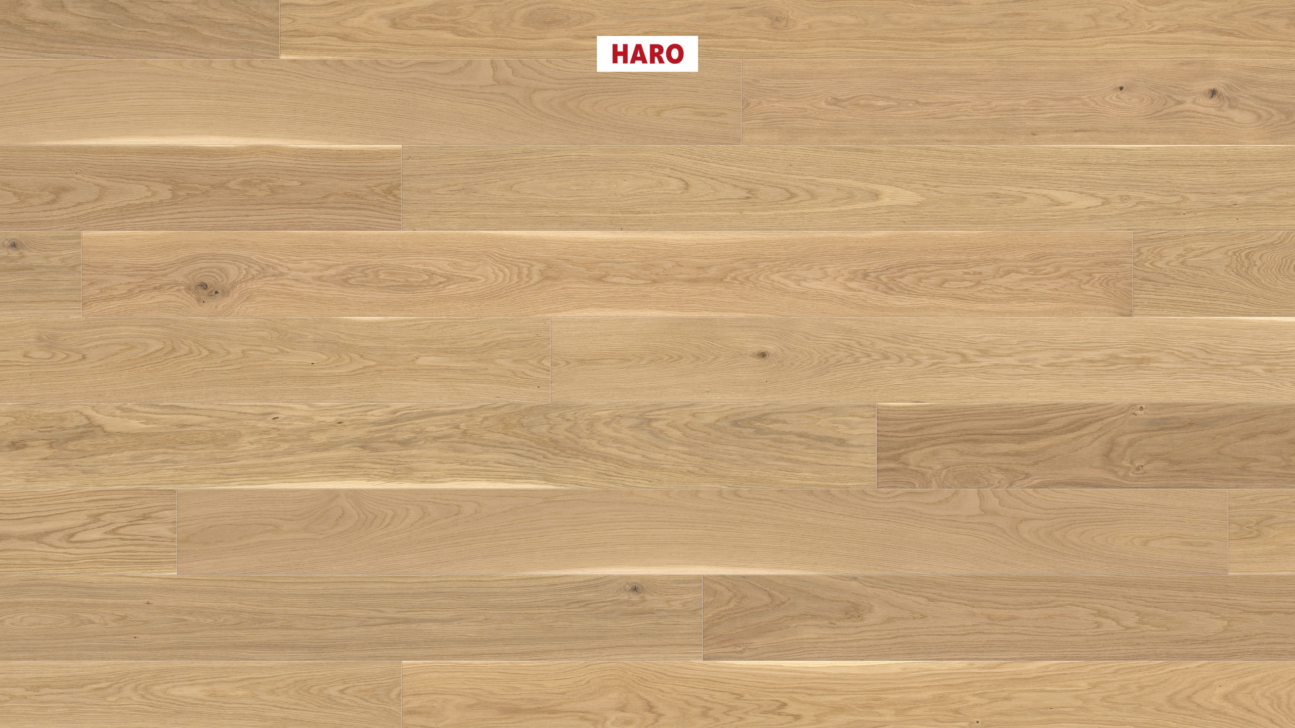 HARO PARKETT 4000 Landhausdiele 180 4V Eiche Jubiläumsedition Hell natürlich strukturiert naturaDur Top Connect