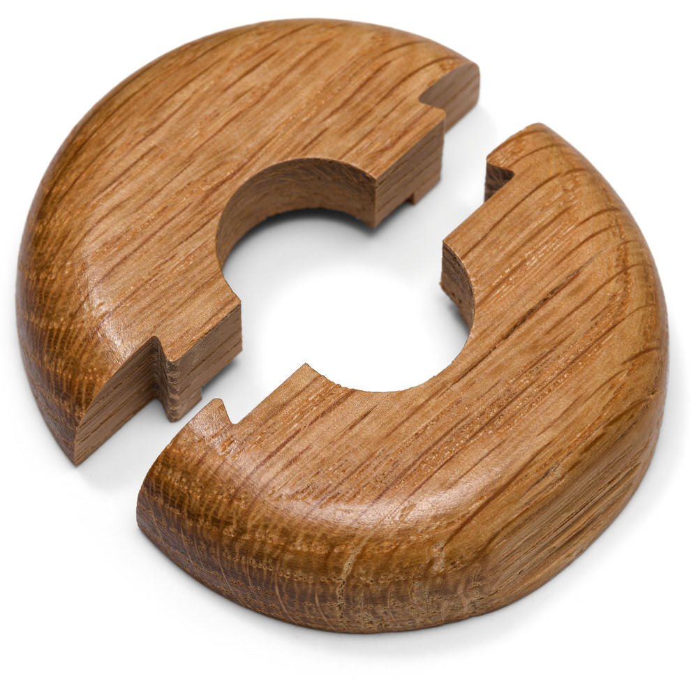 Radiator Rosette Inside diameter 19mm Oak