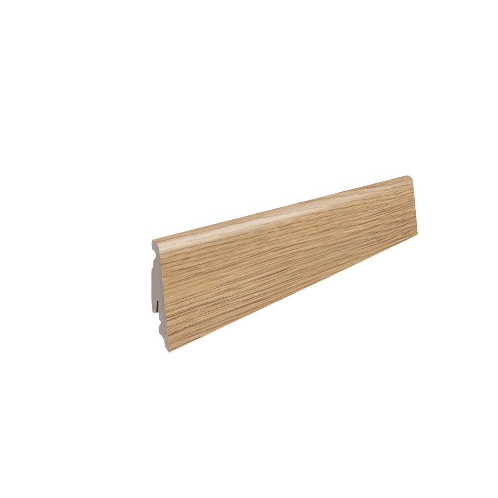 Stick on skirting 19 x 58 mm 2,2 m MDF core, lam. cover Oak Portland Puro*