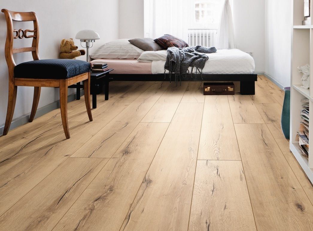 HARO Laminate Floor TRITTY 100 Gran Via 4V Oak Italica Creme* authentic Silent Pro Top Connect