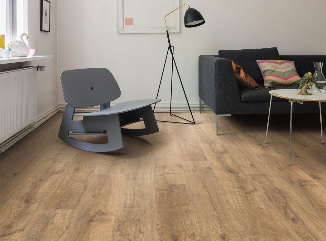 HARO Laminate Floor TRITTY 90 Plank 1-Strip 4V Oak Terana* soft matt Silent CT Top Connect