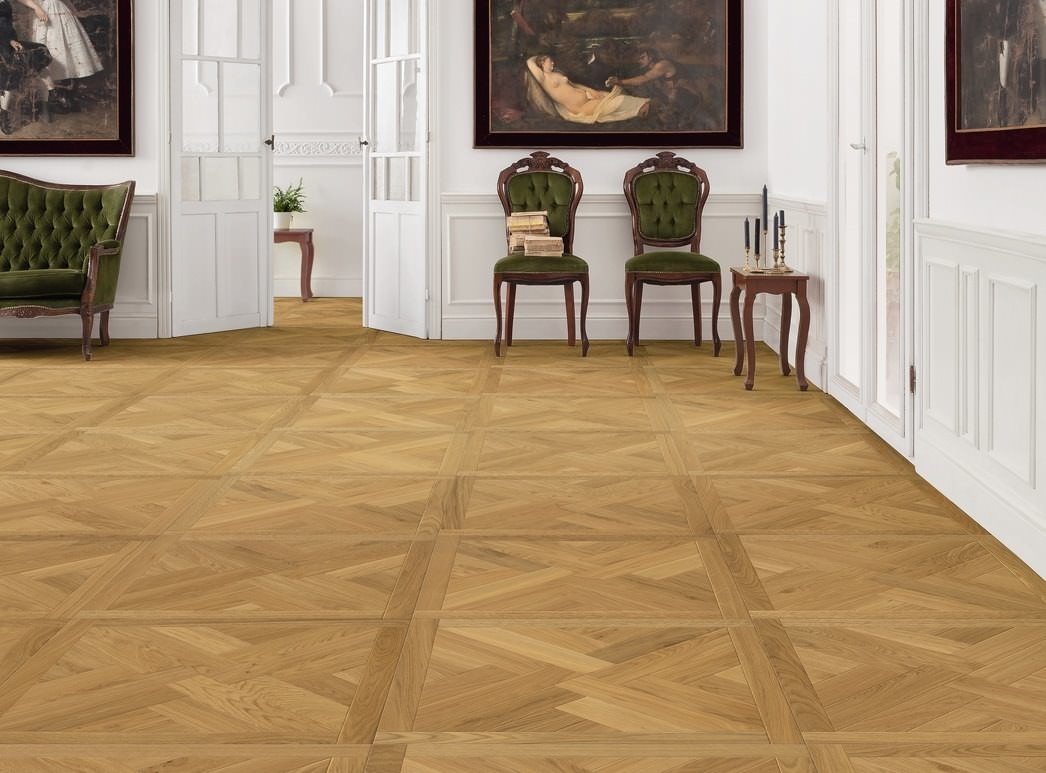 parkettmanufaktur by HARO 18 mm Tiles St. Andrew 4V Oak oleovera Tongue and Groove