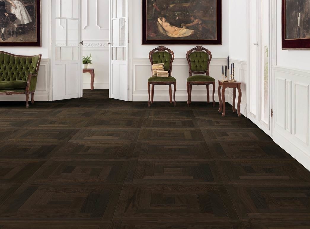parkettmanufaktur by HARO 18 mm Tiles Loop 4V African Oak oleovera Tongue and Groove