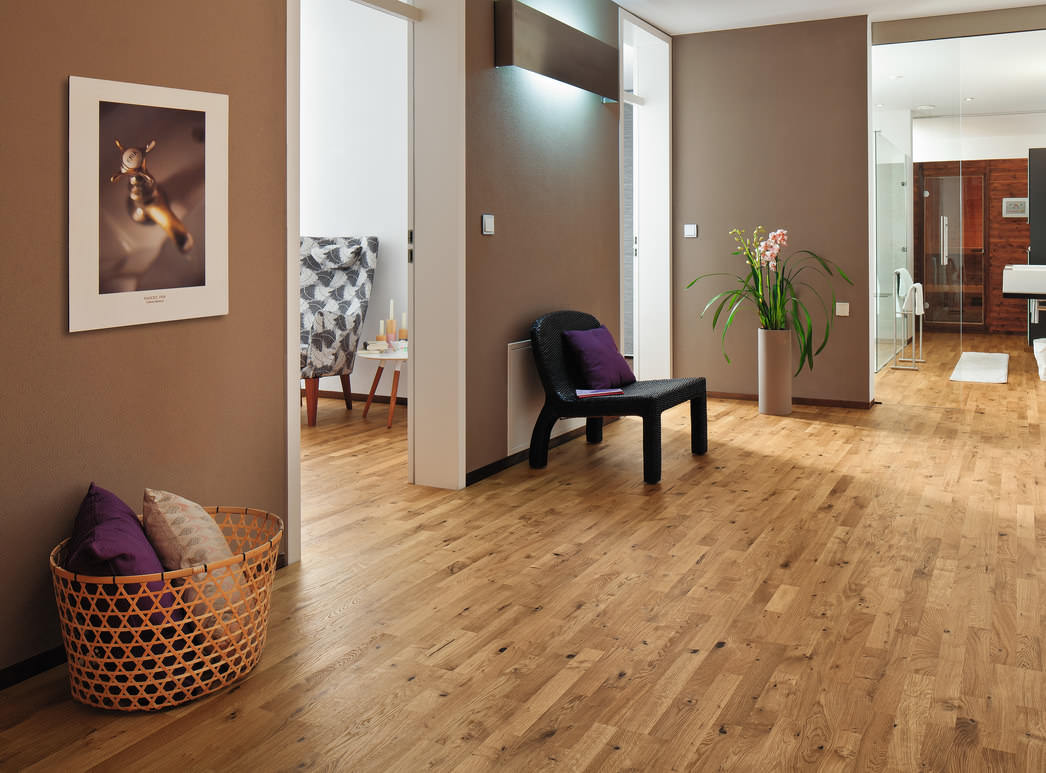 HARO PARQUET 4000 Longstrip Oak Sauvage brushed naturaLin plus Top Connect