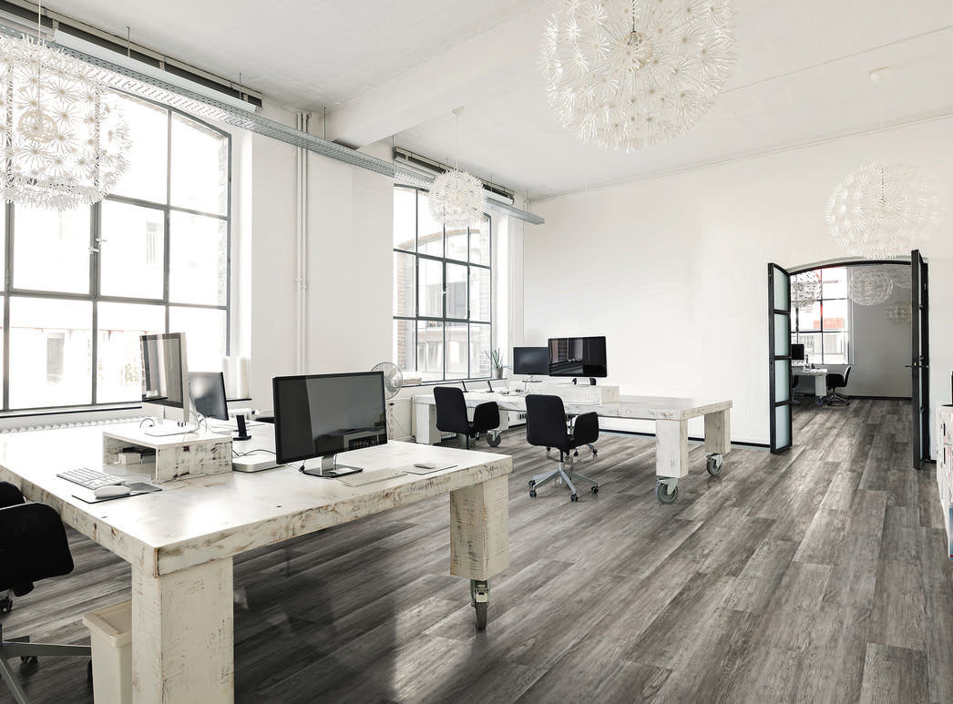 Product image 3 Plank 1-Strip 4VM Country Oak Grey* rustic textured