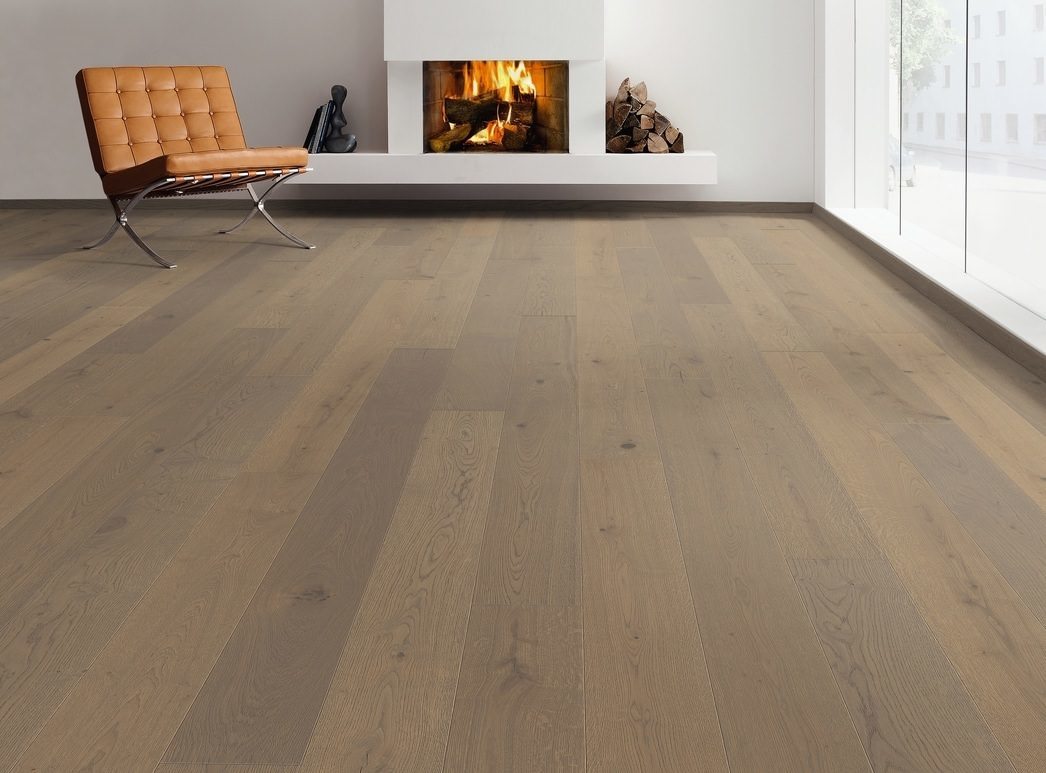 HARO PARQUET 4000 Plank 1-Strip 180 4V Oak Shell Grey Sauvage brushed naturaLin plus Top Connect