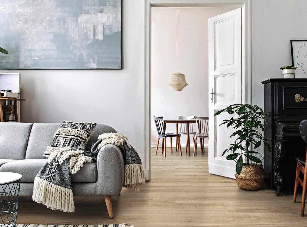 Product image 1 Plank 1-Strip 4VM Light Oak* textured