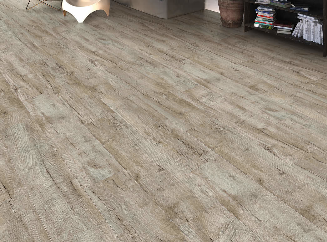 Product image 1 Plank 1-Strip 4V Oak Cardiff White* textured