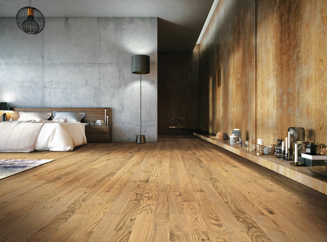 HARO PARQUET 4000 Strip Allegro Oak Naturale brushed naturaLin plus Tongue and Groove