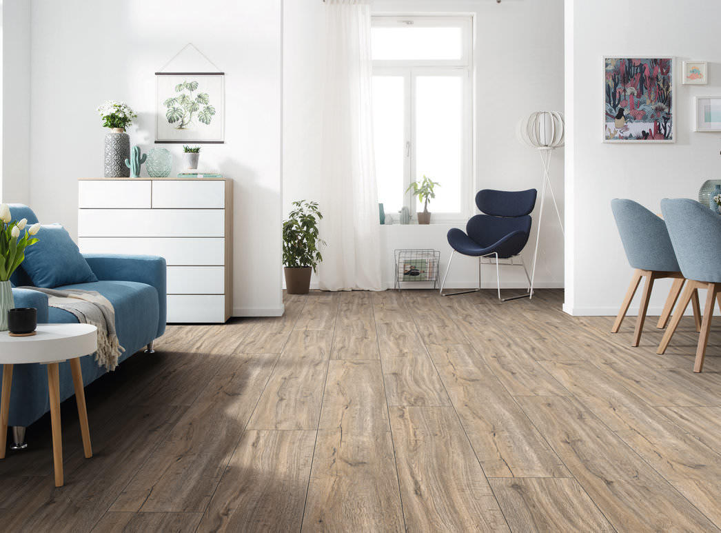 Product image 1 Plank 1-Strip XL 4V Holm Oak Creme* textured