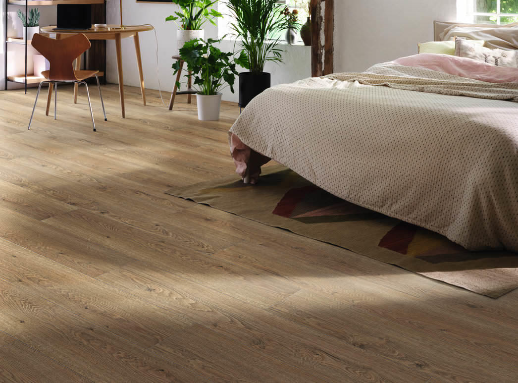 HARO Laminate Floor TRITTY 100 Plank 1-Strip 4V Oak Flavia Puro* authentic Silent CT Top Connect